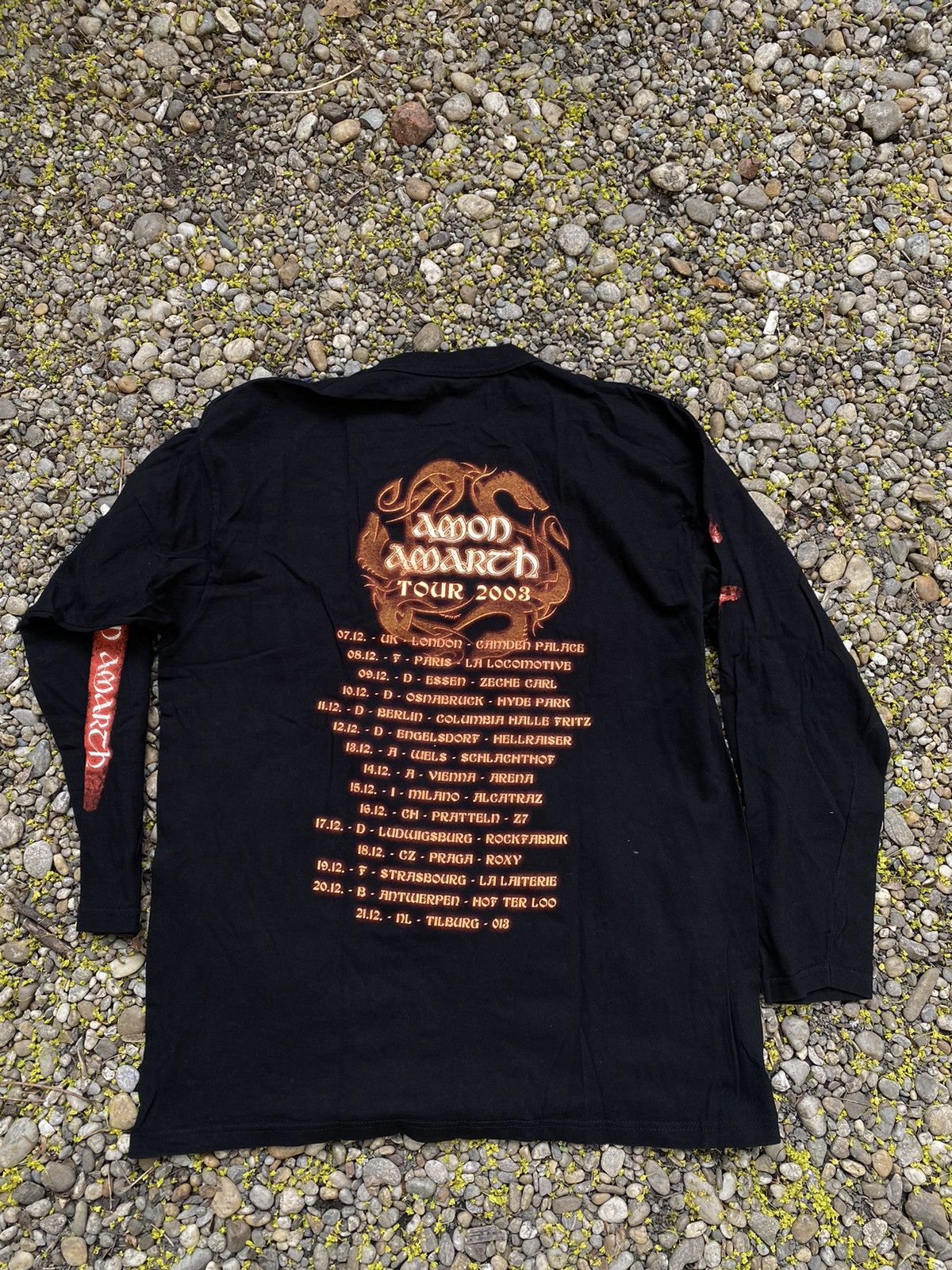 Band Tees × Vintage Vintage 2003 Amon Amarch Tour Longsleeve Size US XL / EU 56 / 4 - 2 Thumbnail