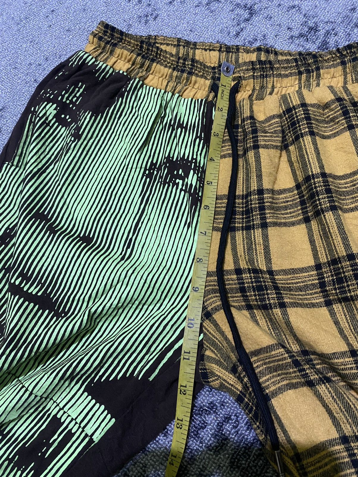 Hysteric Glamour Y2k Plaid kill bill patchwork pants Size US 28 / EU 44 - 14 Thumbnail