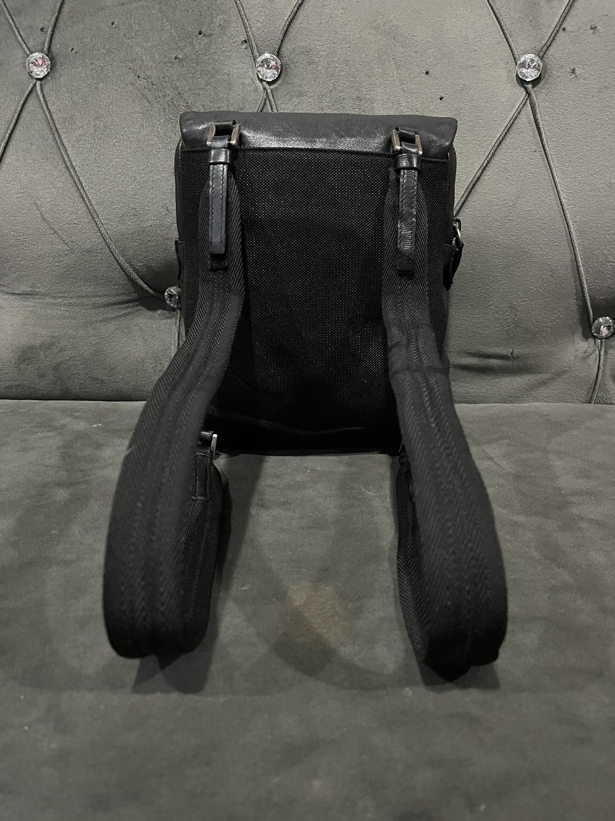 Leather × Prada Authentic PRADA Leather Backpack Size ONE SIZE - 10 Thumbnail