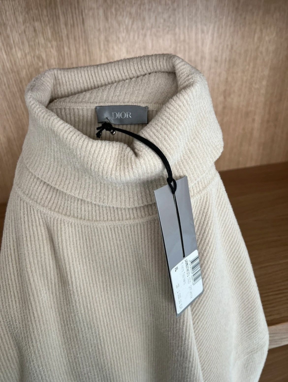 Dior DIOR Homme Off-White Turtleneck Sweater - BNWT - Size XL Size US XL / EU 56 / 4 - 8 Thumbnail