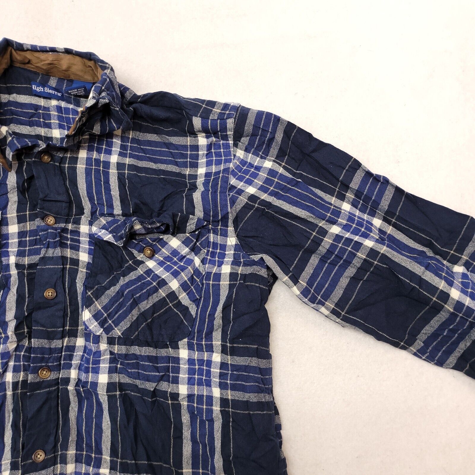 High Sierra High Sierra Tartan Flannel Shirt Mens Size Medium Blue White Size US M / EU 48-50 / 2 - 5 Thumbnail