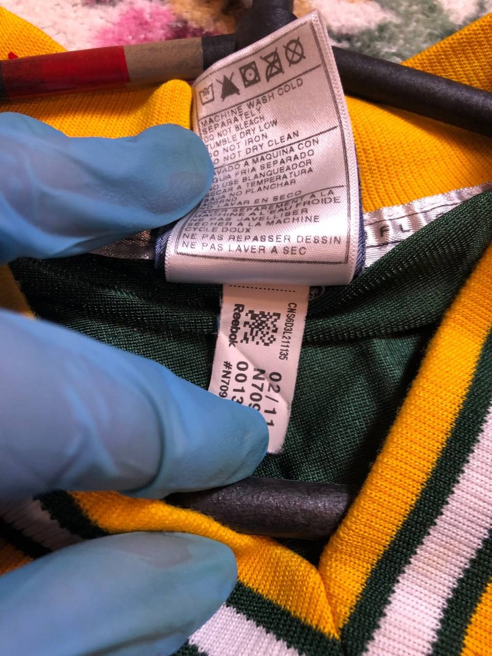 Reebok Reebok NFL On Field Green Bay Packers Aaron Rodgers Size US XXL / EU 58 / 5 - 4 Thumbnail