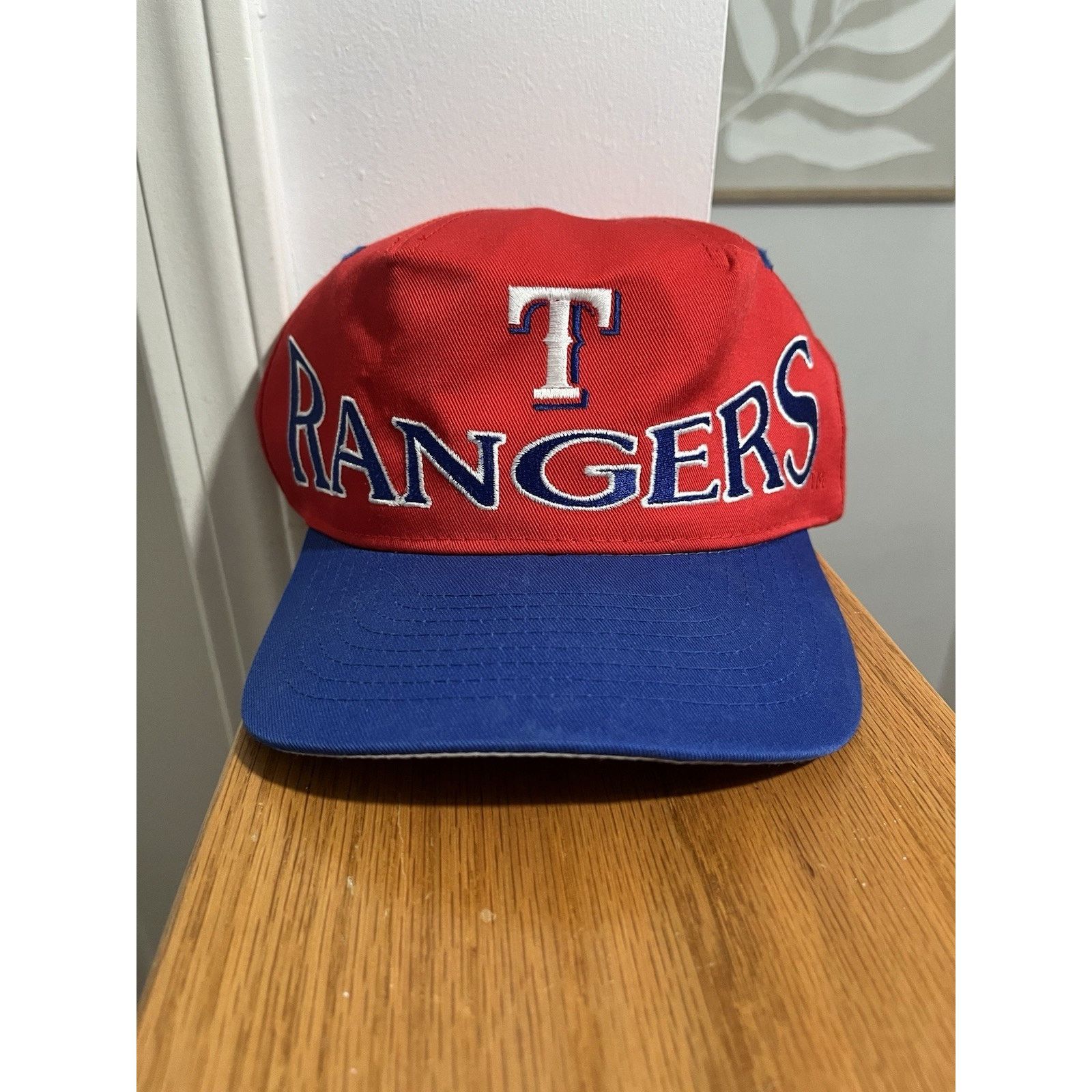 MLB Vtg Texas Rangers Baseball Club Snapback Hat MLB Annco JJ Size ONE SIZE - 1 Thumbnail