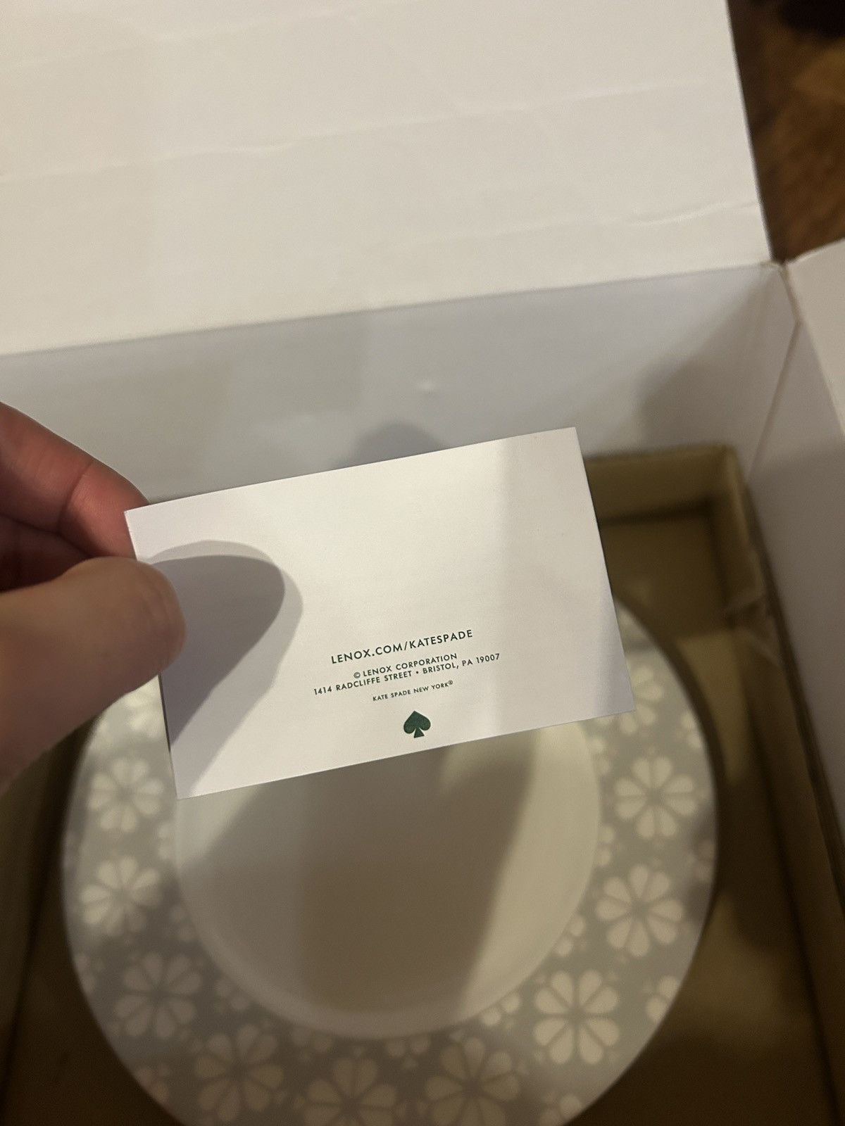 Kate Spade Kate Spade Lenox Spade FLOWER PLATINUM 4pc Place Setting Size ONE SIZE - 7 Thumbnail