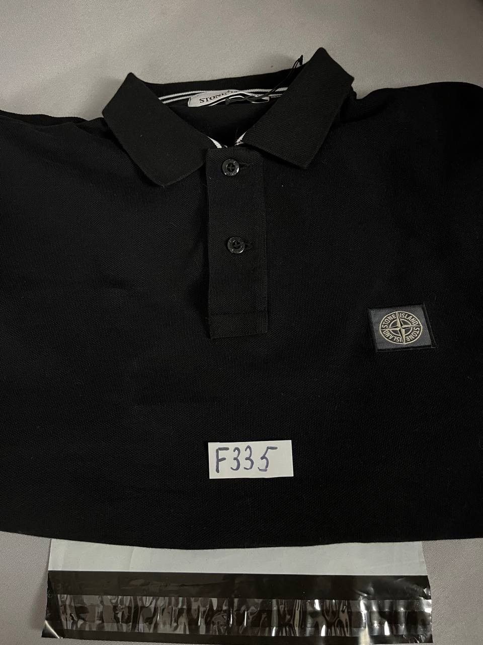 Stone Island Stone Island Polo Long Sleeve Black Program Patch Size US L / EU 52-54 / 3 - 13 Thumbnail
