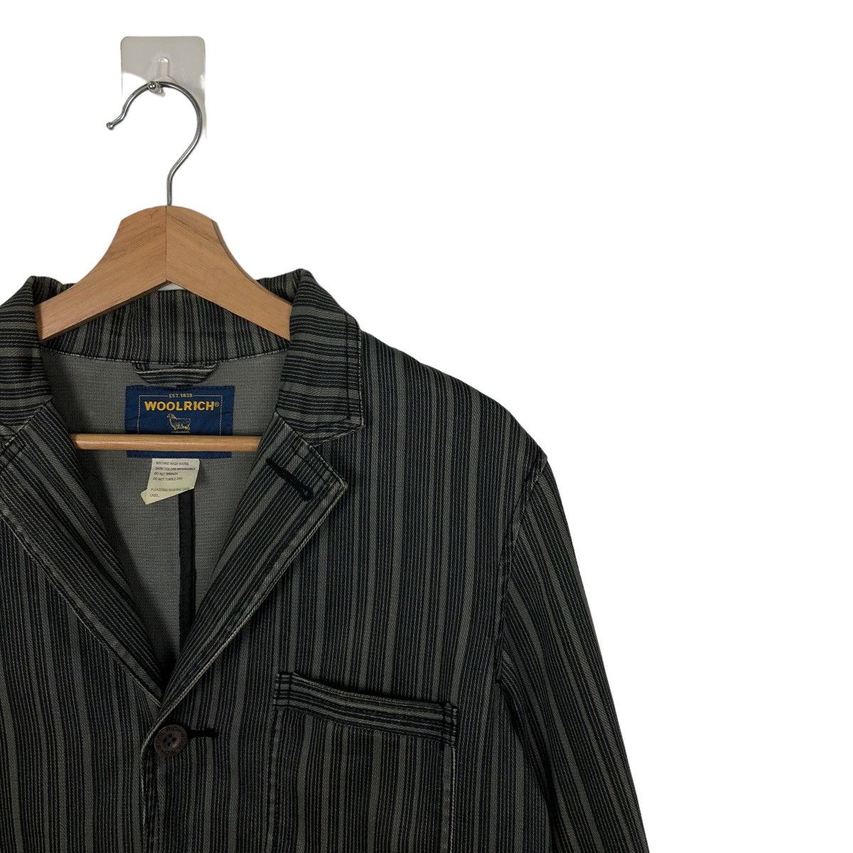 Woolrich Woolen Mills VINTAGE HIKORY CHORE WORK JACKET WOOLRICH JAPAN MADE Size US M / EU 48-50 / 2 - 5 Thumbnail