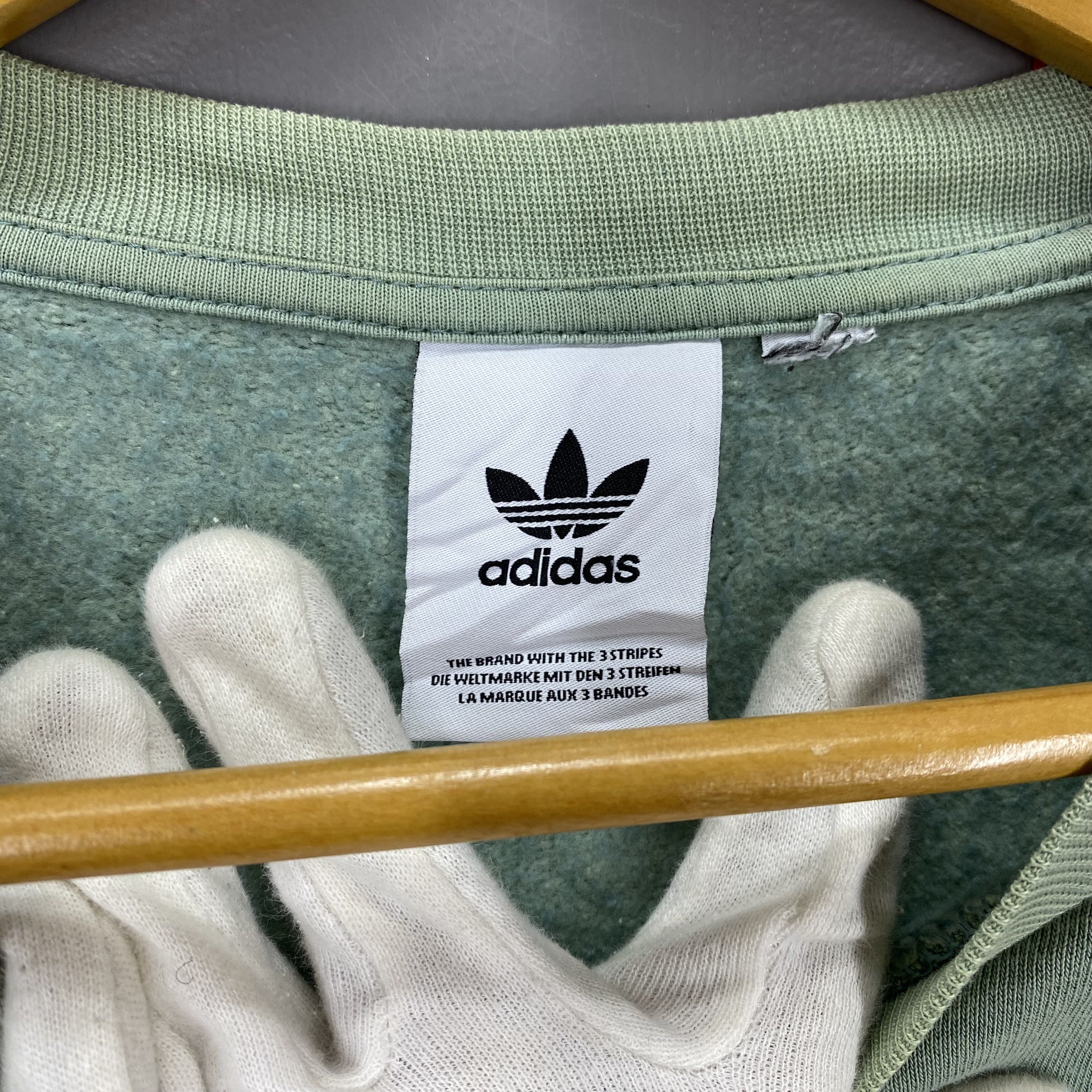 Adidas ADIDAS TRIFOIL Crew Neck Sweatshirt #1895/09 Size US M / EU 48-50 / 2 - 5 Thumbnail
