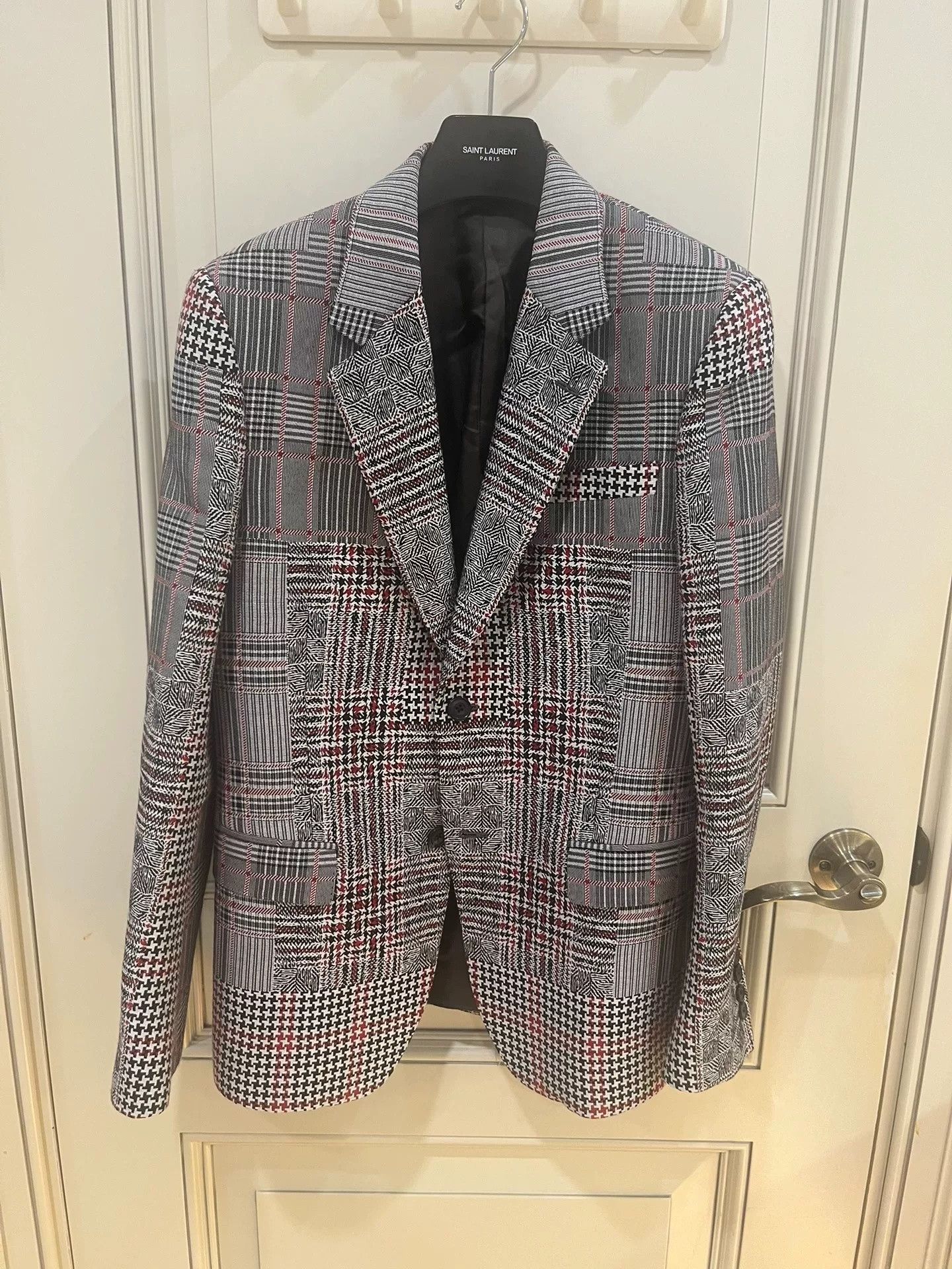 Alexander McQueen Alexander McQueen Wool Prince of Wales Patchwork Suit Size US S / EU 44-46 / 1 - 3 Thumbnail