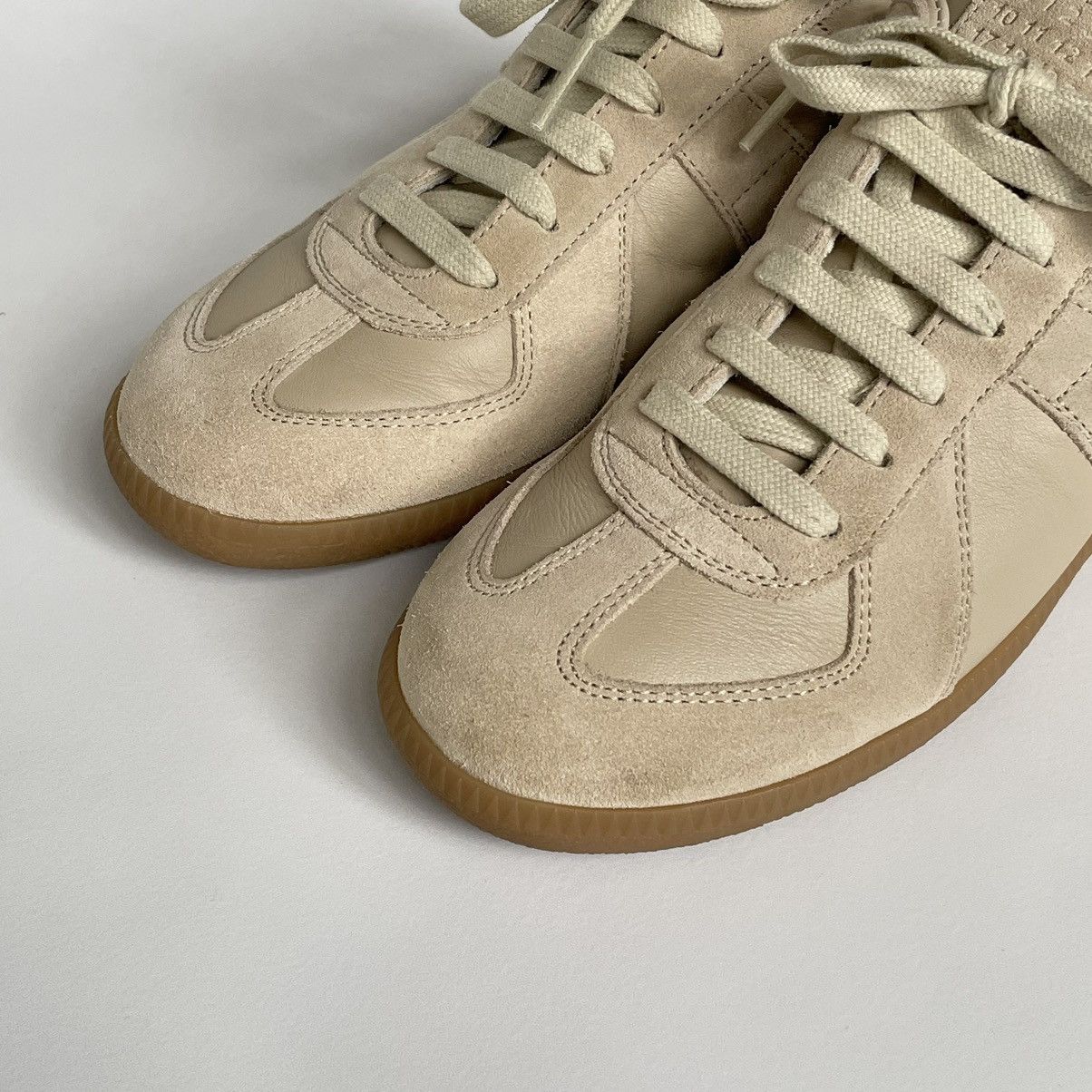 Maison Margiela S/S 21 Beige Mule GAT Sneakers Size US 7 / IT 37 - 8 Thumbnail