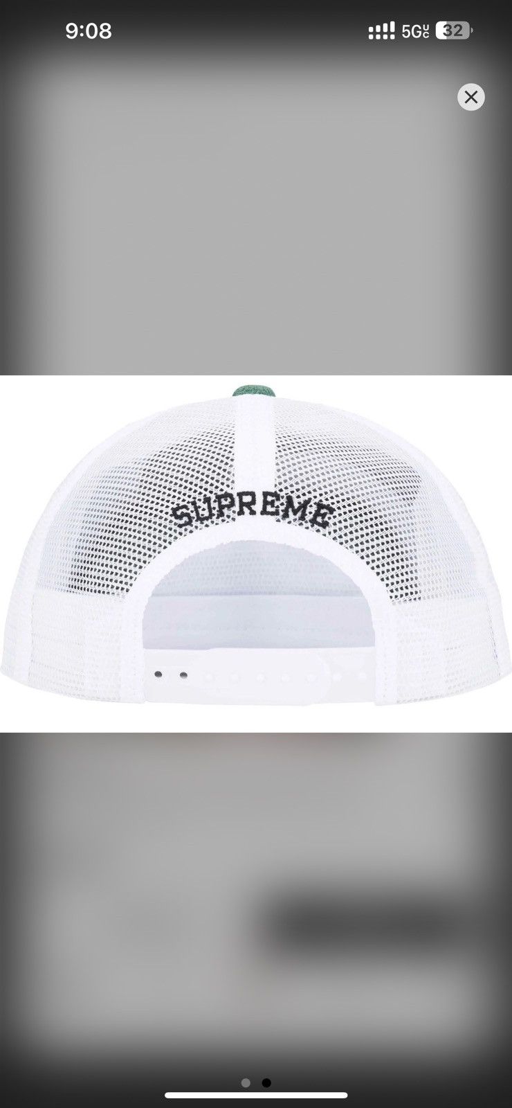 Supreme Supreme mesh hat fw24 Size ONE SIZE - 2 Thumbnail