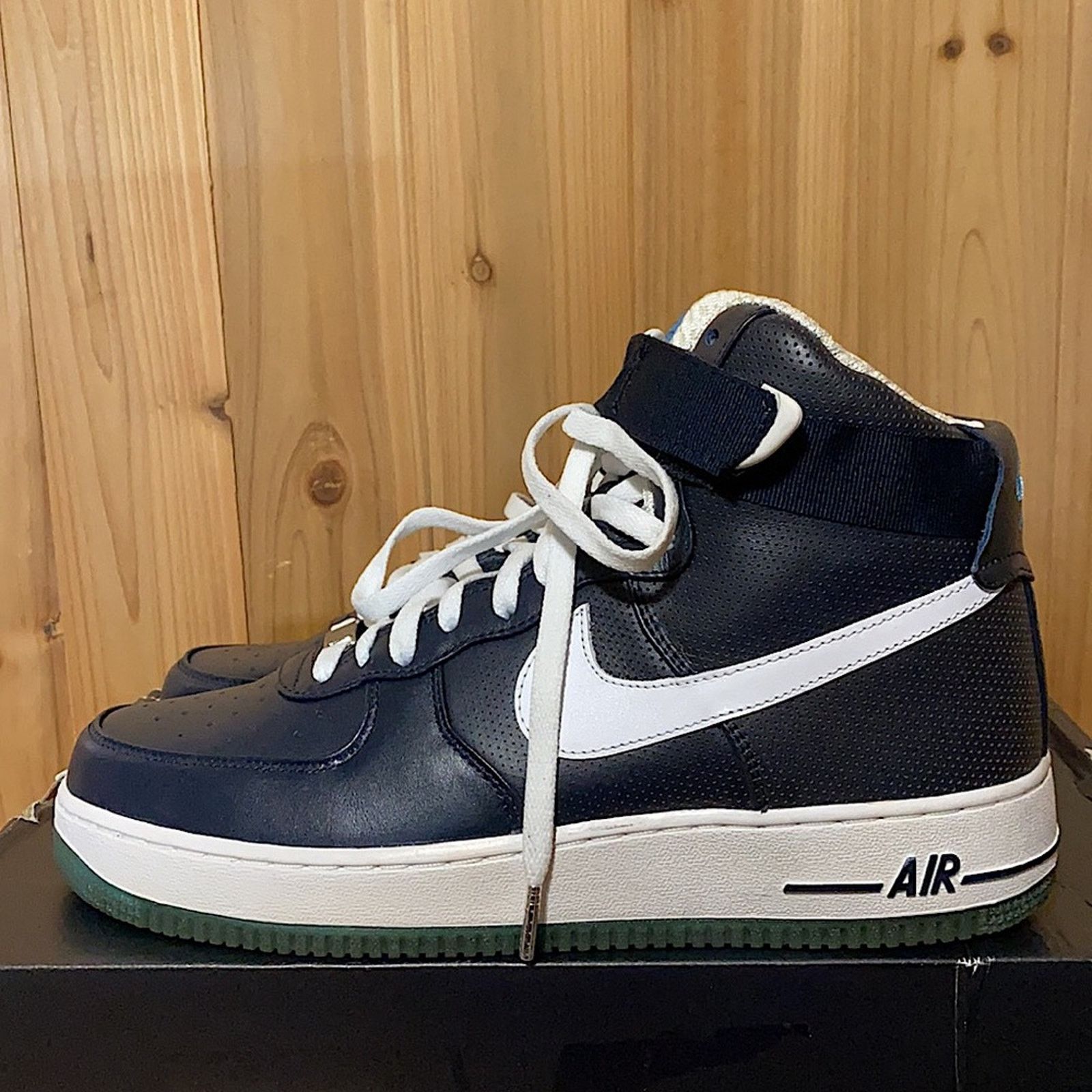 Nike 2010 Nike Air Force 1 Yankees futura Size US 10 / EU 43 - 1 Thumbnail
