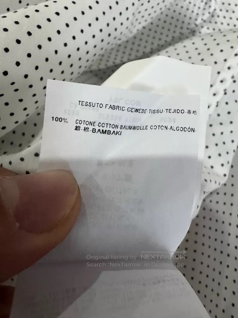 Saint Laurent Paris Saint Laurent Paris size 39 Original White Polka Dot Men's Size US M / EU 48-50 / 2 - 5 Thumbnail