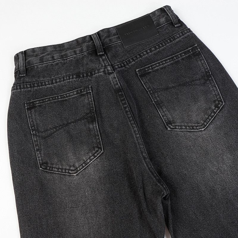 Vintage American high street washed grey flared jeans for men Size US 32 / EU 48 - 5 Thumbnail