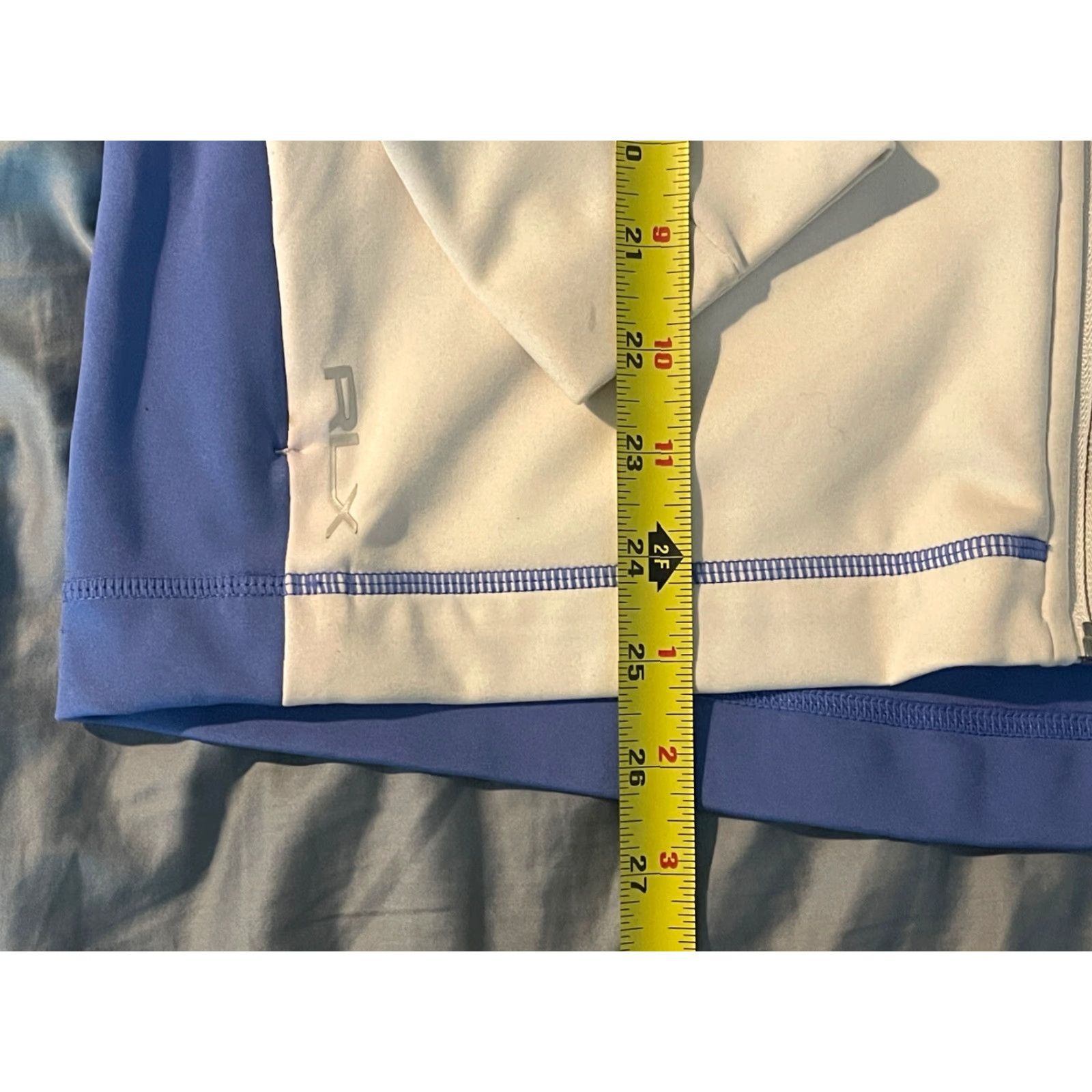 RLX Ralph Lauren RLX Ralph Lauren Womens XL Full Zip Geometric Pattern Jacket/Coat Blue XS? Wait no. Size XL / US 12-14 / IT 48-50 - 5 Thumbnail