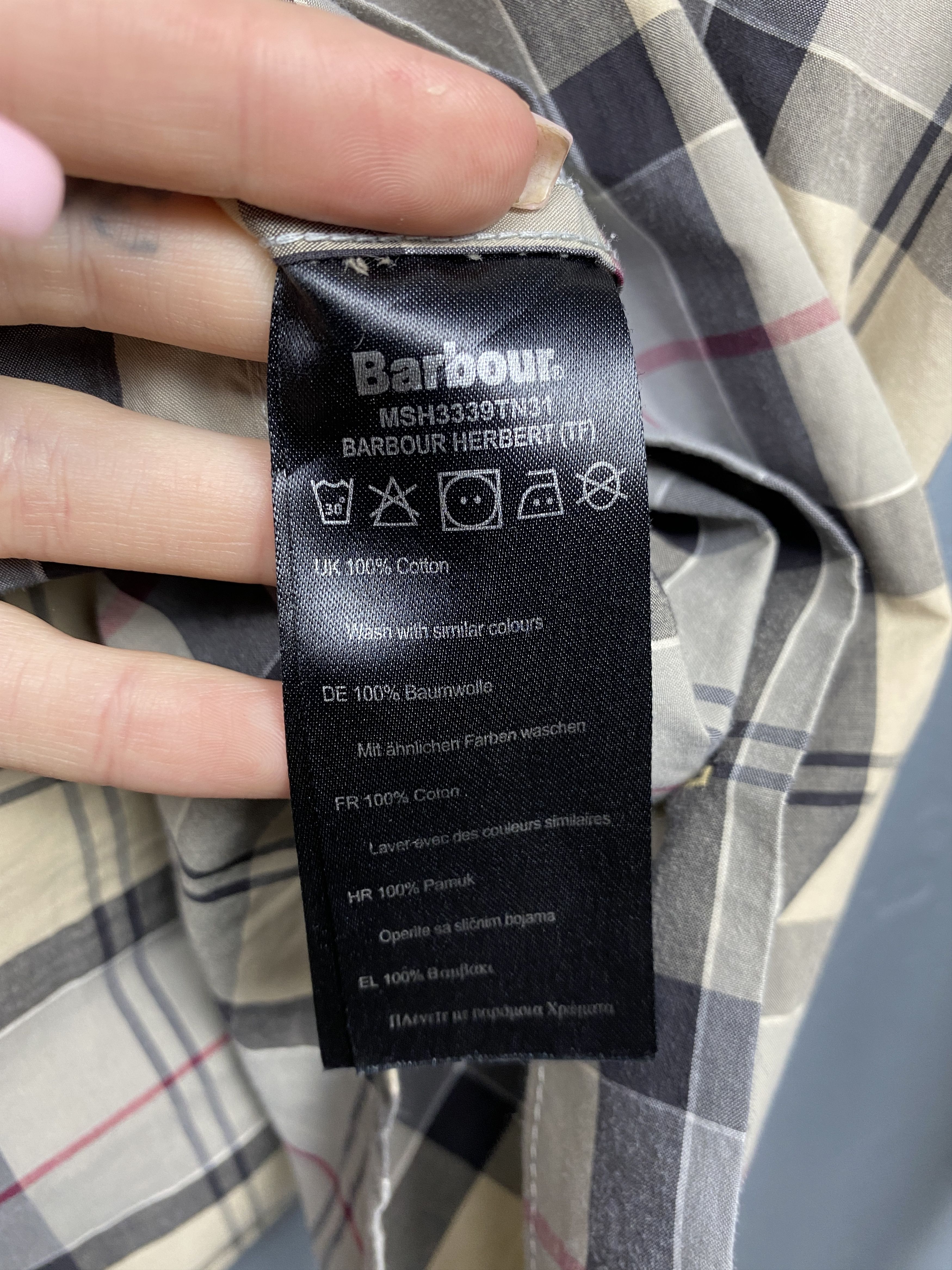 Barbour Barbour Vintage Mens Tartan Plaid Long Sleeve Shirt Size US XL / EU 56 / 4 - 7 Thumbnail