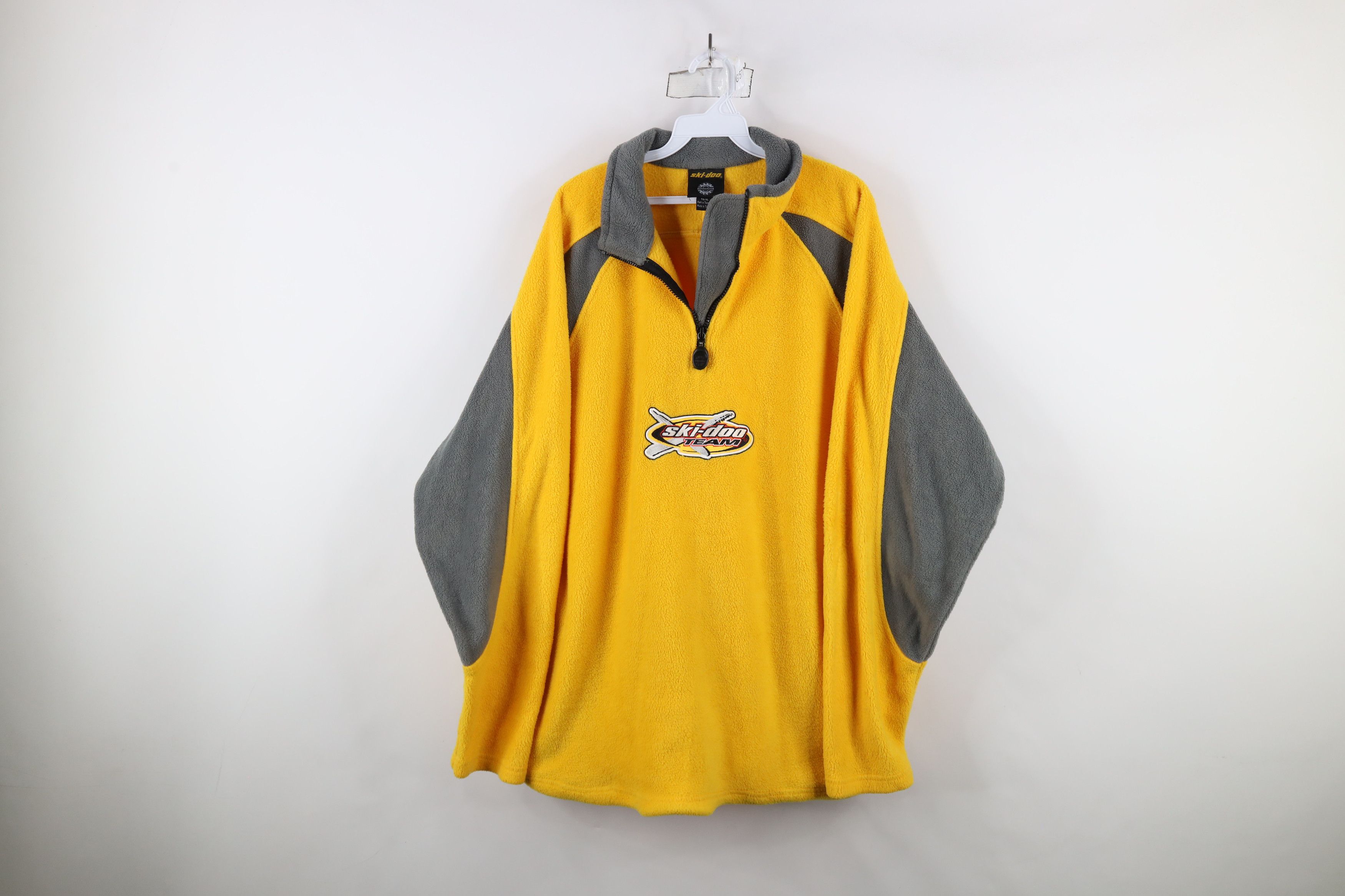 Vintage Vintage 90s Ski Doo Bombardier Racing Team Fleece Sweater Size US XL / EU 56 / 4 - 1 Thumbnail