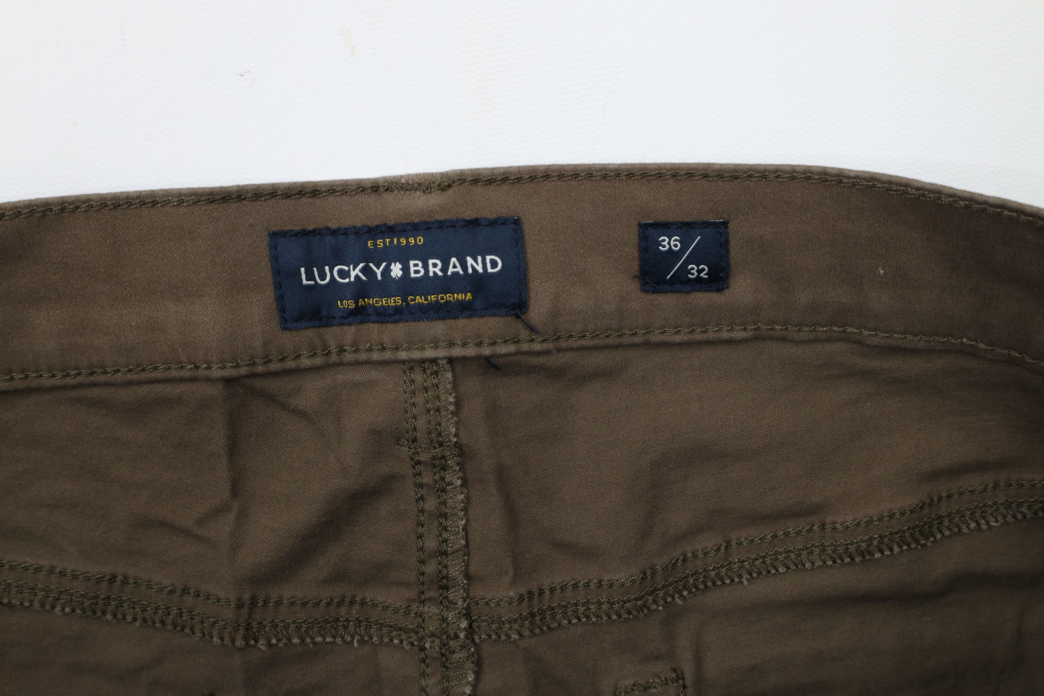 Lucky Brand × Vintage Vintage Y2K Lucky Brand 121 Slim Fit Straight Leg Pants Size US 36 / EU 52 - 6 Thumbnail