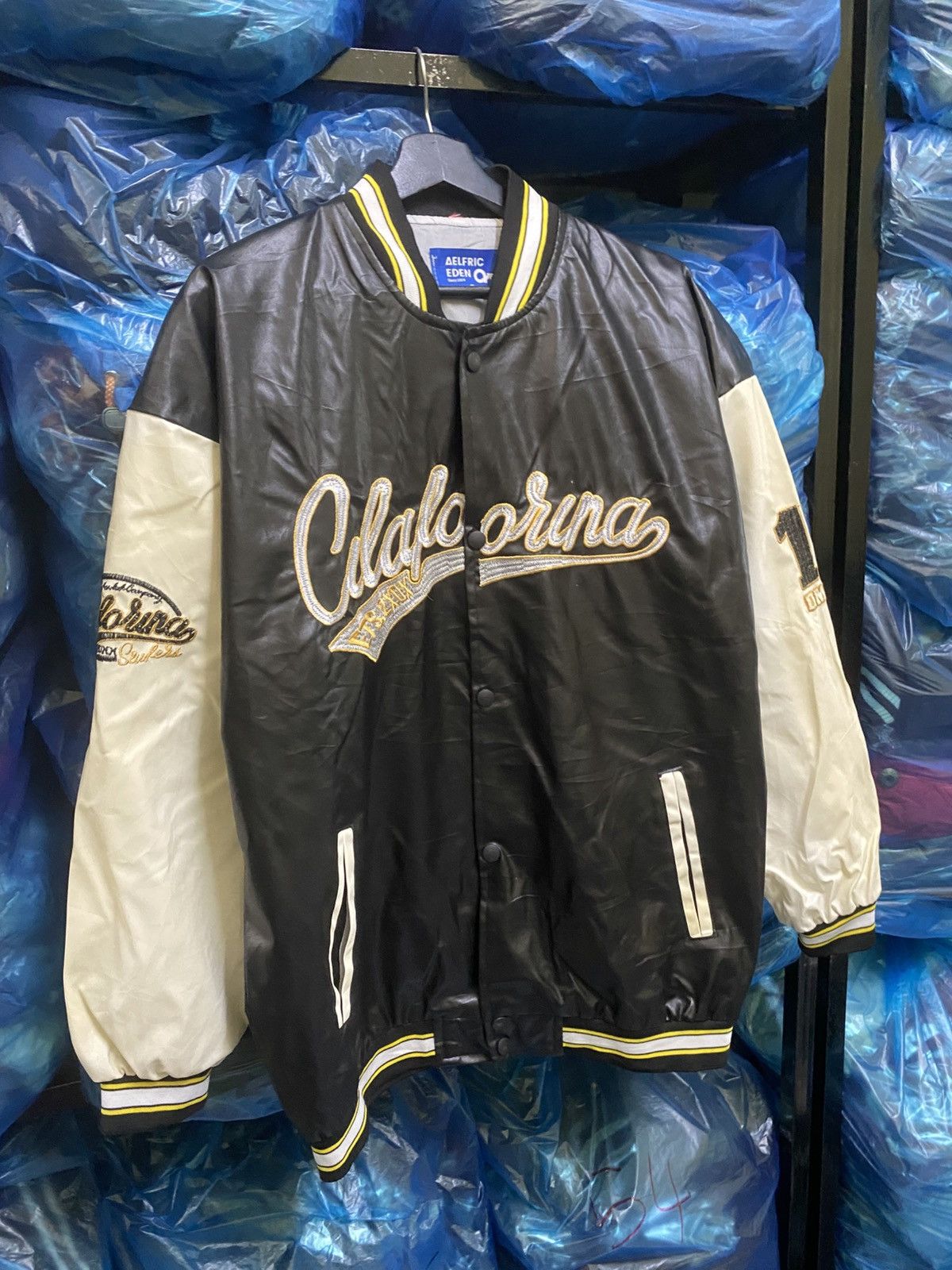 Other Aelfric Eden California Varsity Bomber Jacket Black White Size US M / EU 48-50 / 2 - 3 Thumbnail