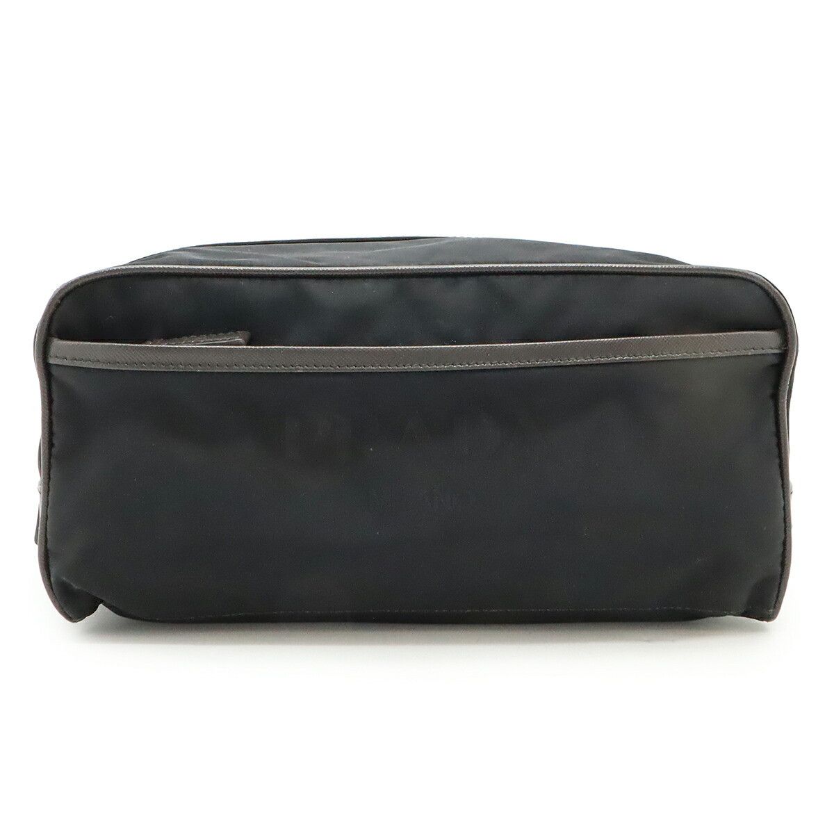 Prada Prada Prada Nylon Clutch Bag Leather Clutch Bag DUTY FREE for USA Size ONE SIZE - 1 Thumbnail