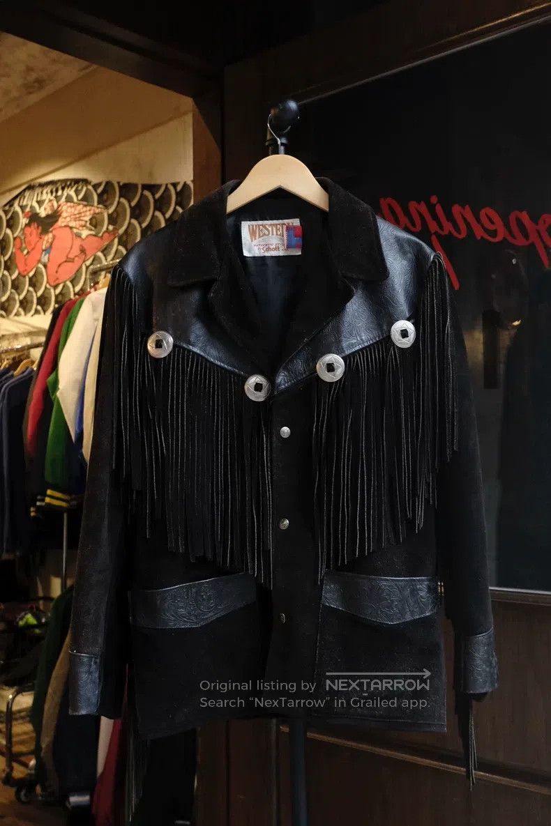 Schott Schott Fringed leather jacket Size US XS / EU 42 / 0 - 1 Thumbnail