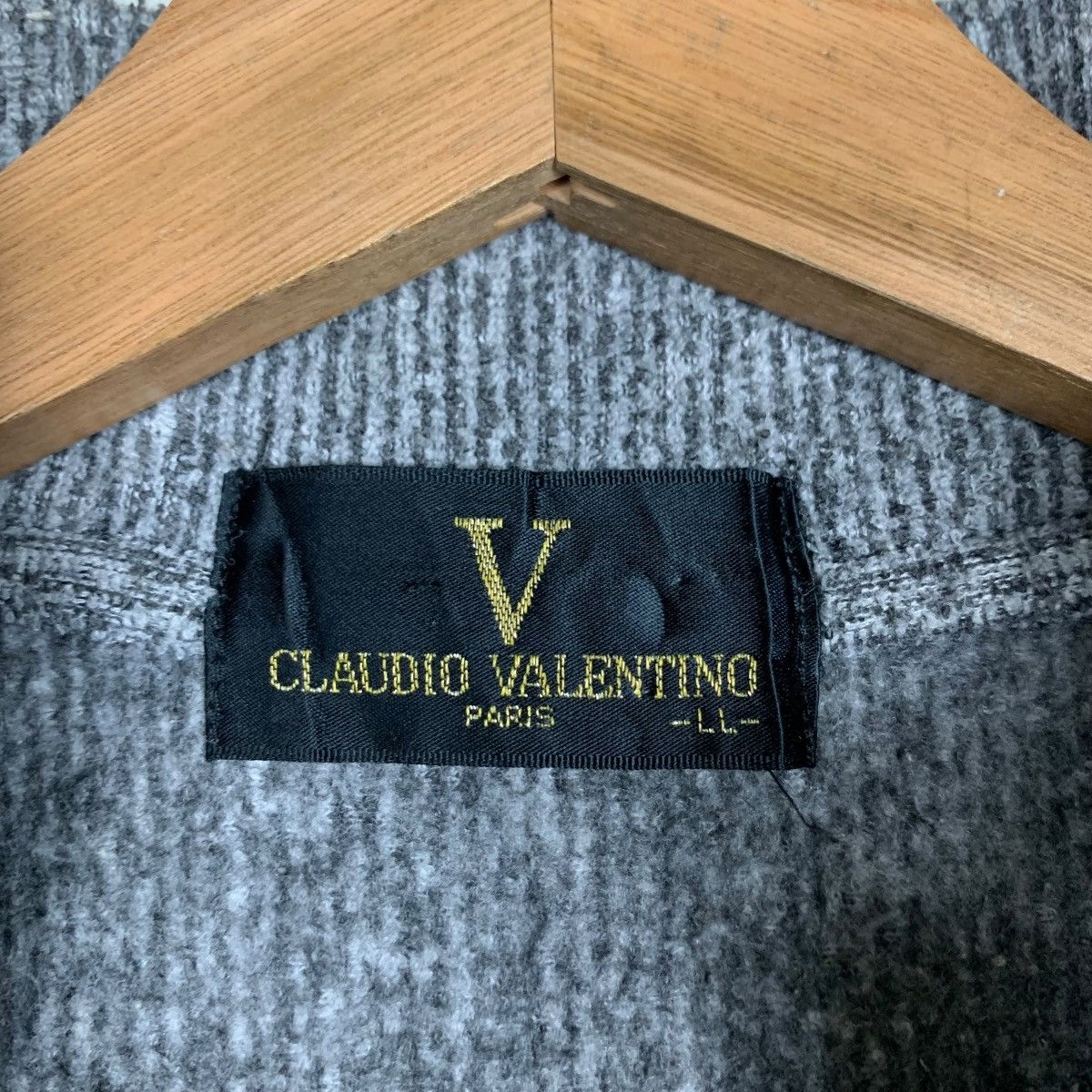 Vintage CLAUDIO VALENTINO Half Zip Turtleneck Sweater #1472-C66 Size US L / EU 52-54 / 3 - 12 Thumbnail