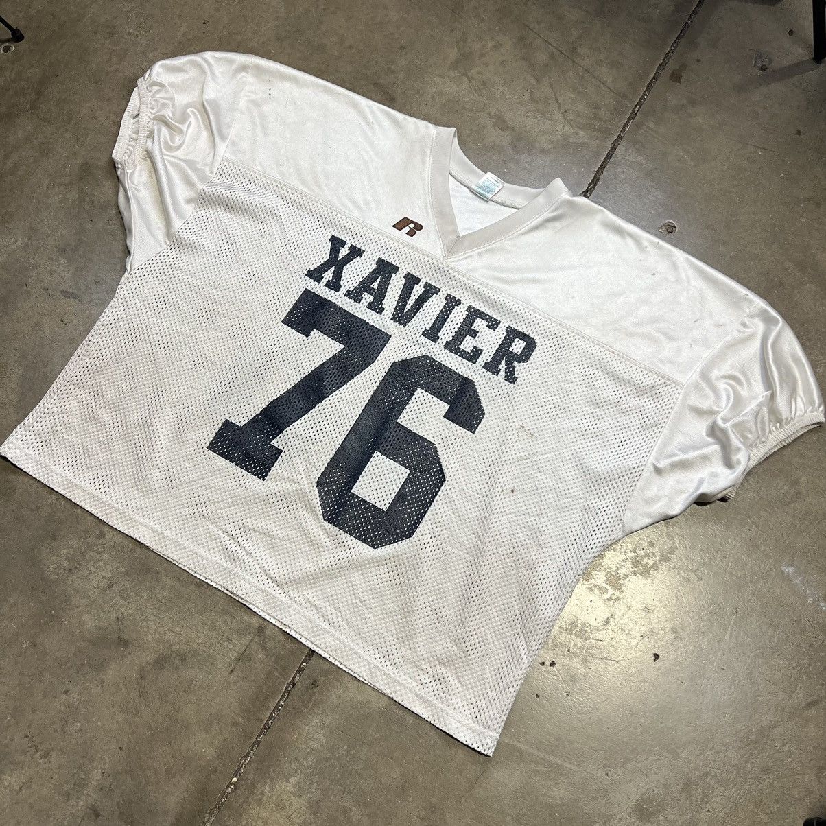 Russell Athletic × Vintage Vintage 90s Russell Mesh Football Jersey Practice Boxy Size US XXL / EU 58 / 5 - 2 Thumbnail