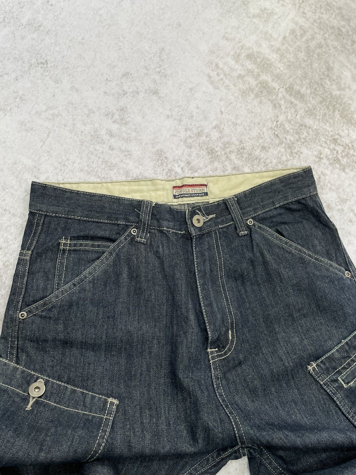If Six Was Nine × Japanese Brand × Le Grande Bleu (L.G.B.) 2000s junggle storm denim pants y2k style Size US 32 / EU 48 - 5 Thumbnail