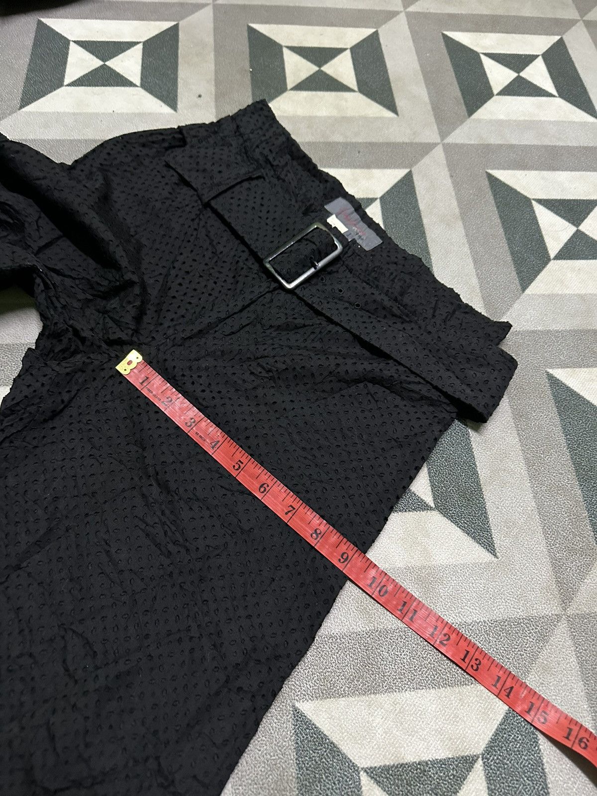 Yohji Yamamoto Yohji Yamamoto + noir signature hole-type pants size 28 Size 28" / US 6 / IT 42 - 17 Thumbnail