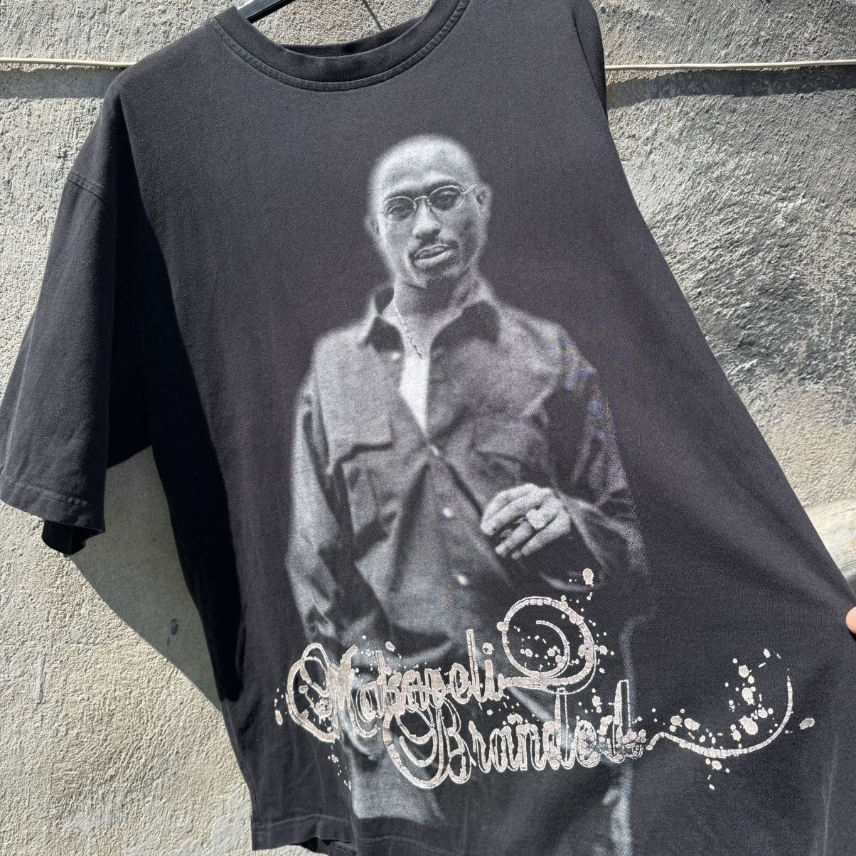Makaveli × Vintage Vintage Makaveli Branded Oversized Washed Tupac Tshirt XXL Size US XXL / EU 58 / 5 - 4 Thumbnail