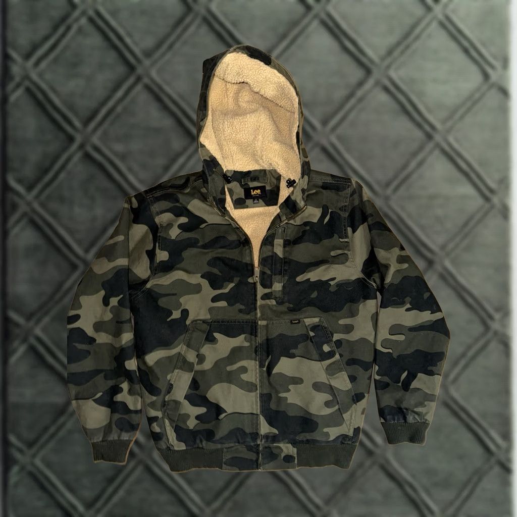 Lee Lee Camo Sherpa-Lined Jacket Men’s Medium Western Grunge Size US M / EU 48-50 / 2 - 1 Thumbnail