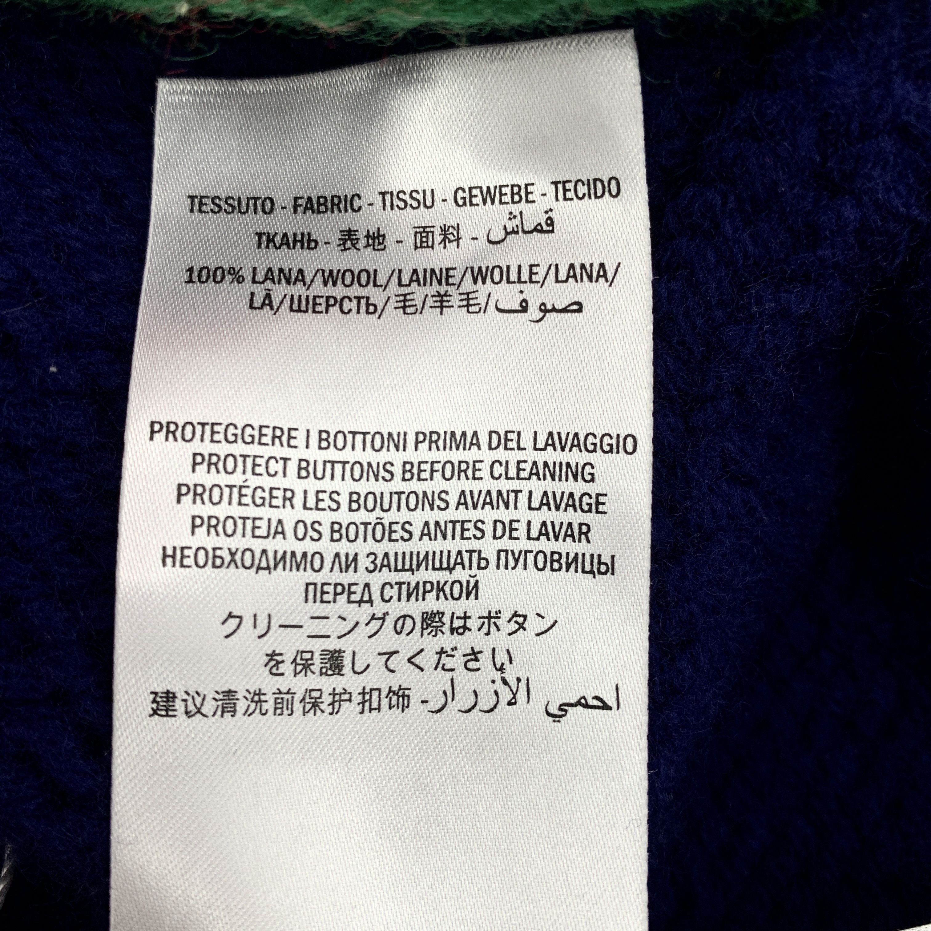 Gucci Gucci Blue Striped Wool Knit Cardigan (Size XXL) Size XXL / US 16-18 / IT 52-54 - 3 Thumbnail