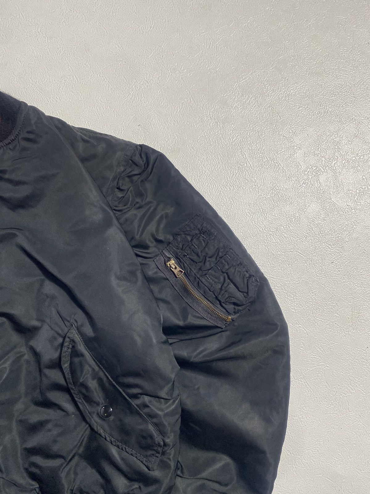 Alpha Industries Vintage 80s Alpha Industries MA-1 Size US XL / EU 56 / 4 - 4 Thumbnail