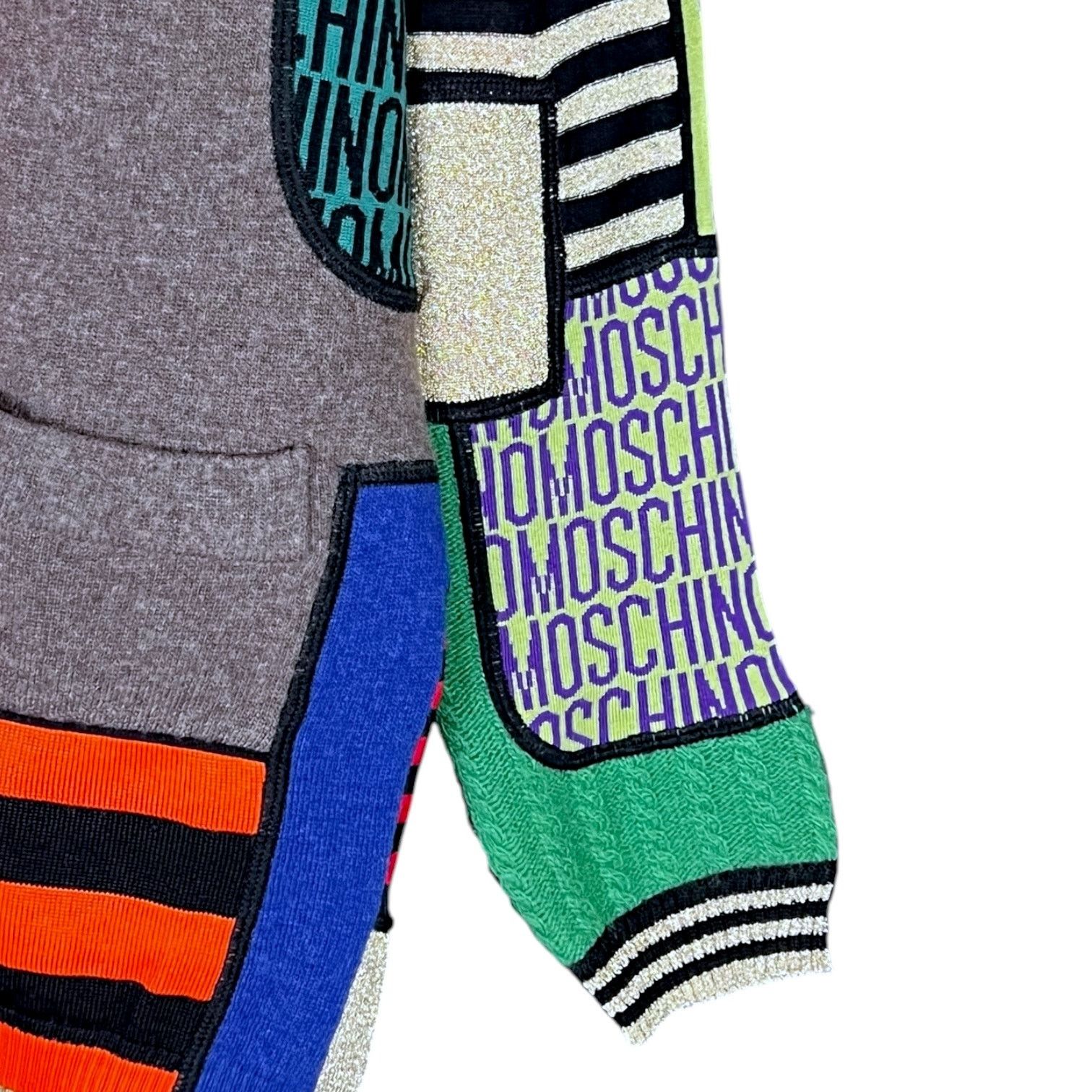 Moschino Moschino Couture Jeremy Scott US 6 Patchwork Wool Cardigan Size US L / EU 52-54 / 3 - 11 Thumbnail