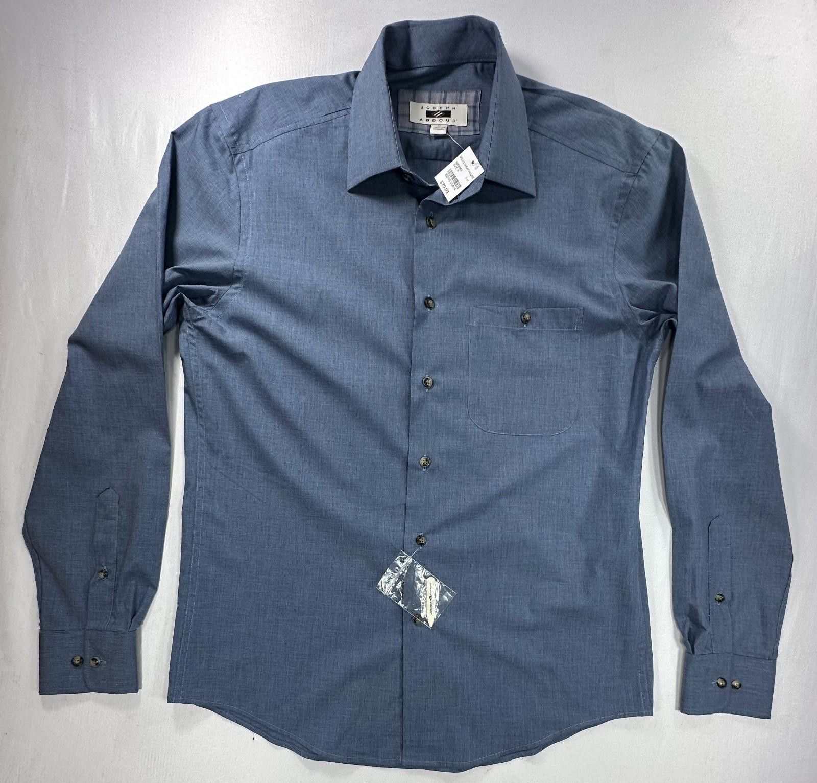 Joseph Abboud Joseph Abboud 100% Cotton Button Up Shirt Men's Blue Medium Size US M / EU 48-50 / 2 - 1 Thumbnail