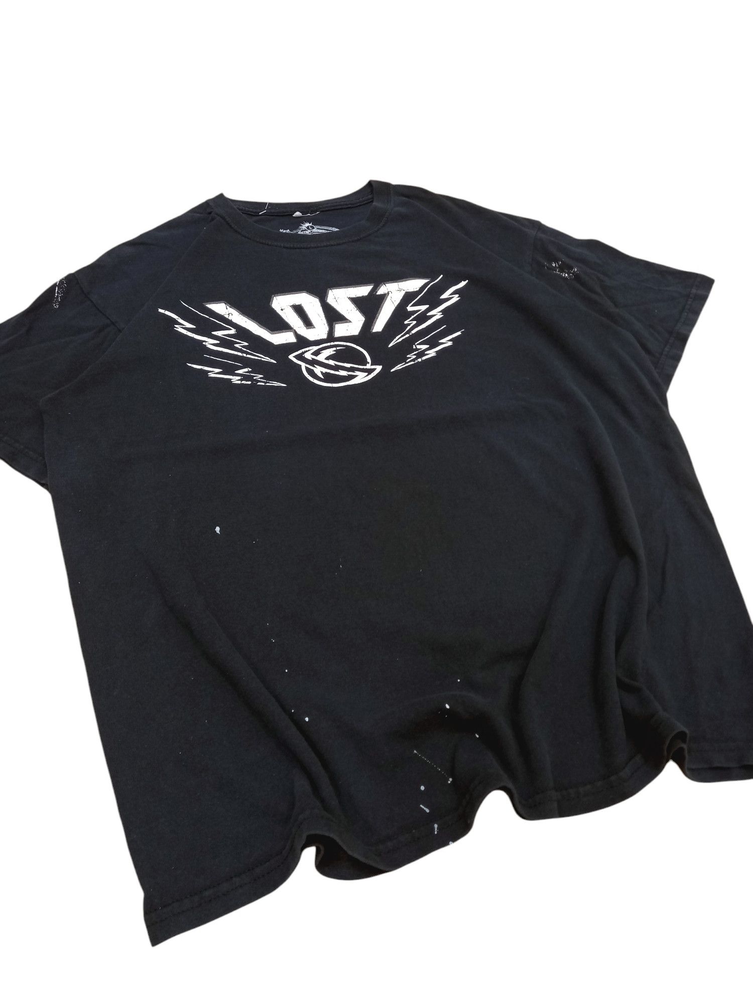 Lost Enterprises Vintage Y2K Lost Skateboard Big Logo T-shirt Size US L / EU 52-54 / 3 - 3 Thumbnail
