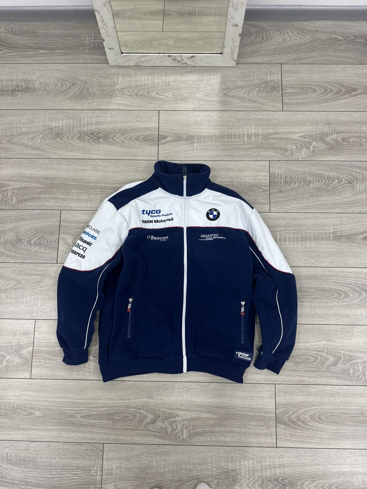 BMW BMW Racing Vintage 90s Fleece Jacket Size US M / EU 48-50 / 2 - 6 Thumbnail