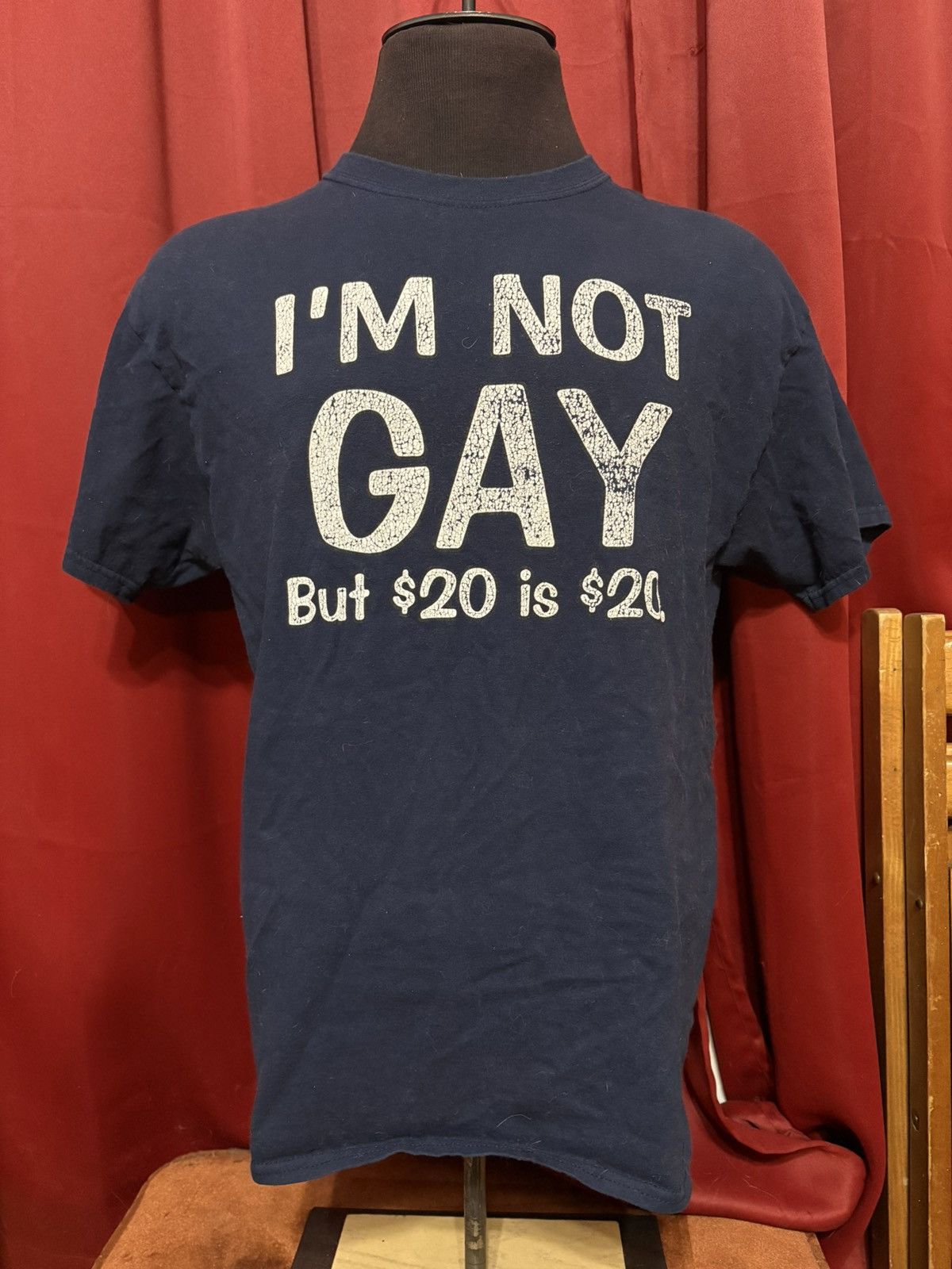 Vintage Vintage I’m Not Gay Tshirt Y2K Economics Funny Tee Size US L / EU 52-54 / 3 - 1 Thumbnail