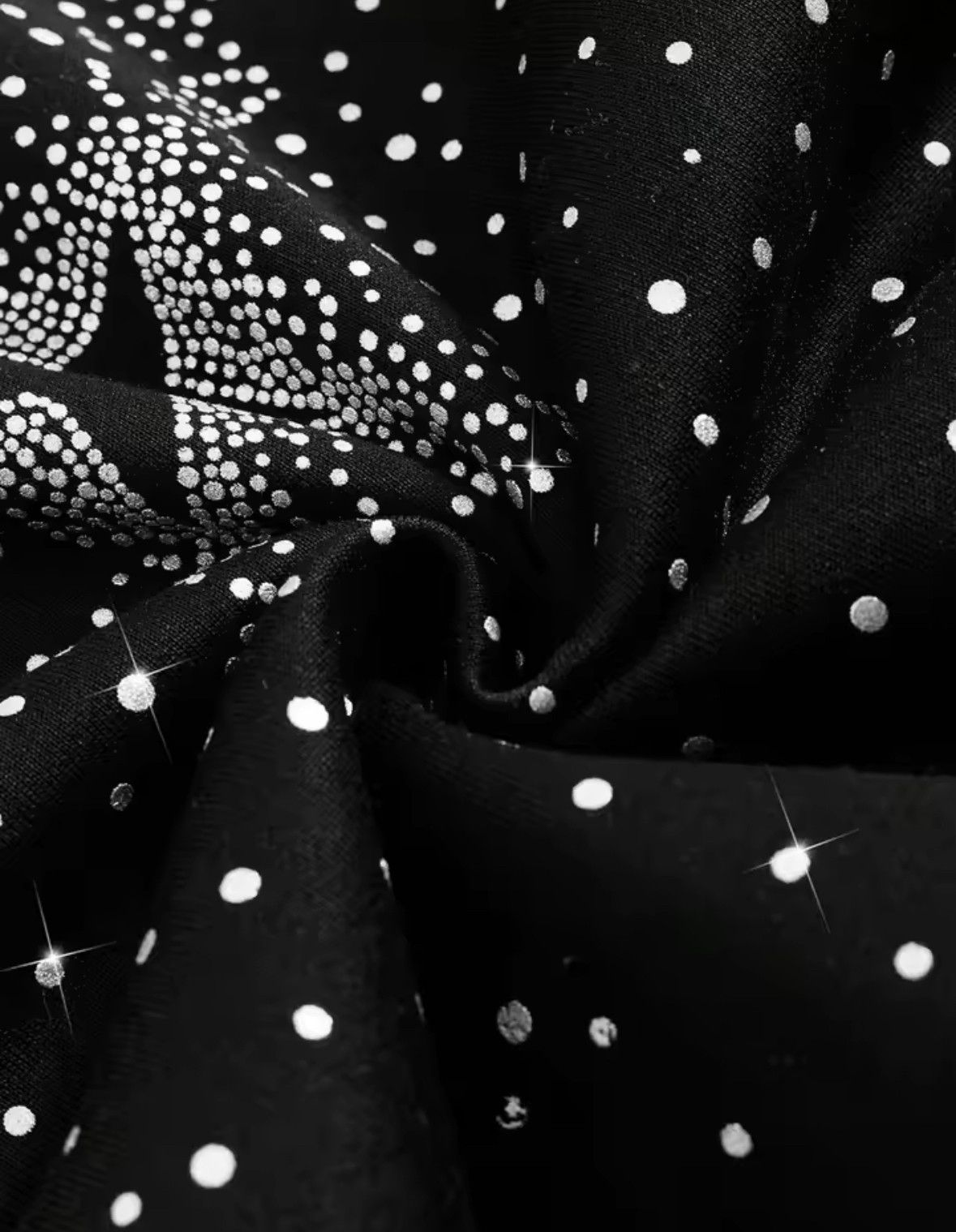 Other Fashion Punk Y2K Grunge Star Embroidered Sequins Hoodies Size US L / EU 52-54 / 3 - 7 Thumbnail
