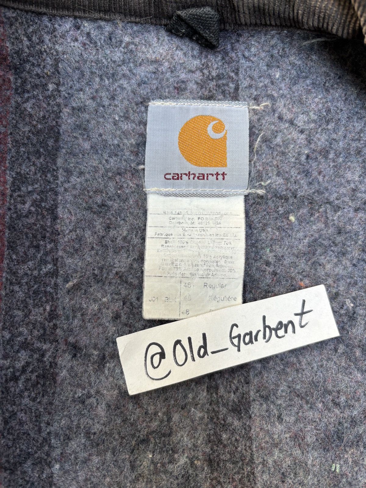 Carhartt Vintage Carhartt Detroit Jacket Faded Black Size US XL / EU 56 / 4 - 9 Thumbnail