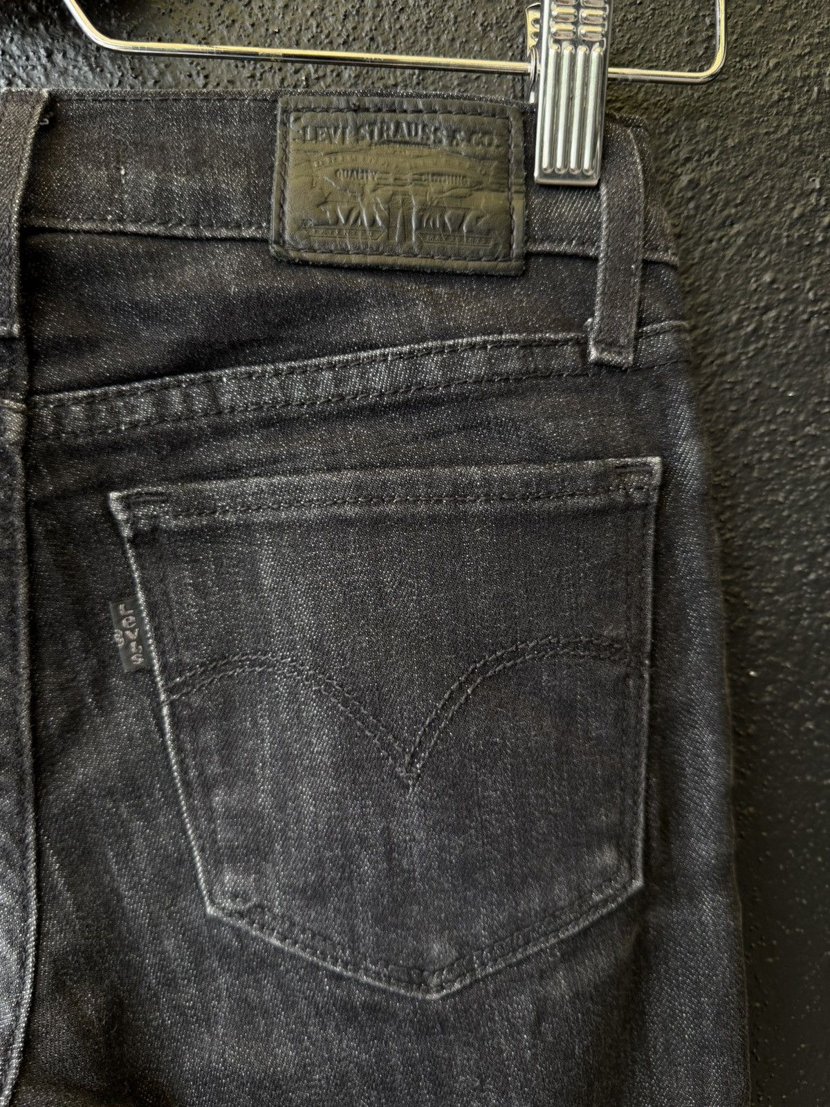 Levi's Classic Levi's 711 Skinny Jeans Dark Indigo Stretch Size 27" / US 4 / IT 40 - 6 Thumbnail