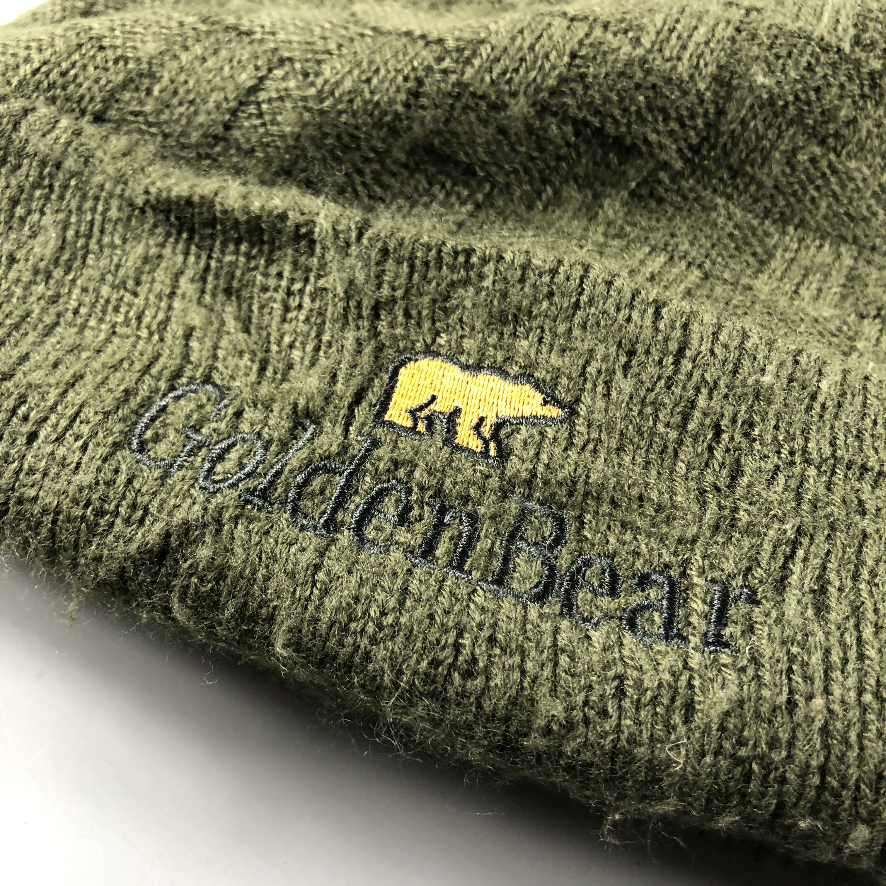 Golden Bear × Vintage Golden Bear Beanie Snow Hat Snow Cap -D763 Size ONE SIZE - 4 Thumbnail