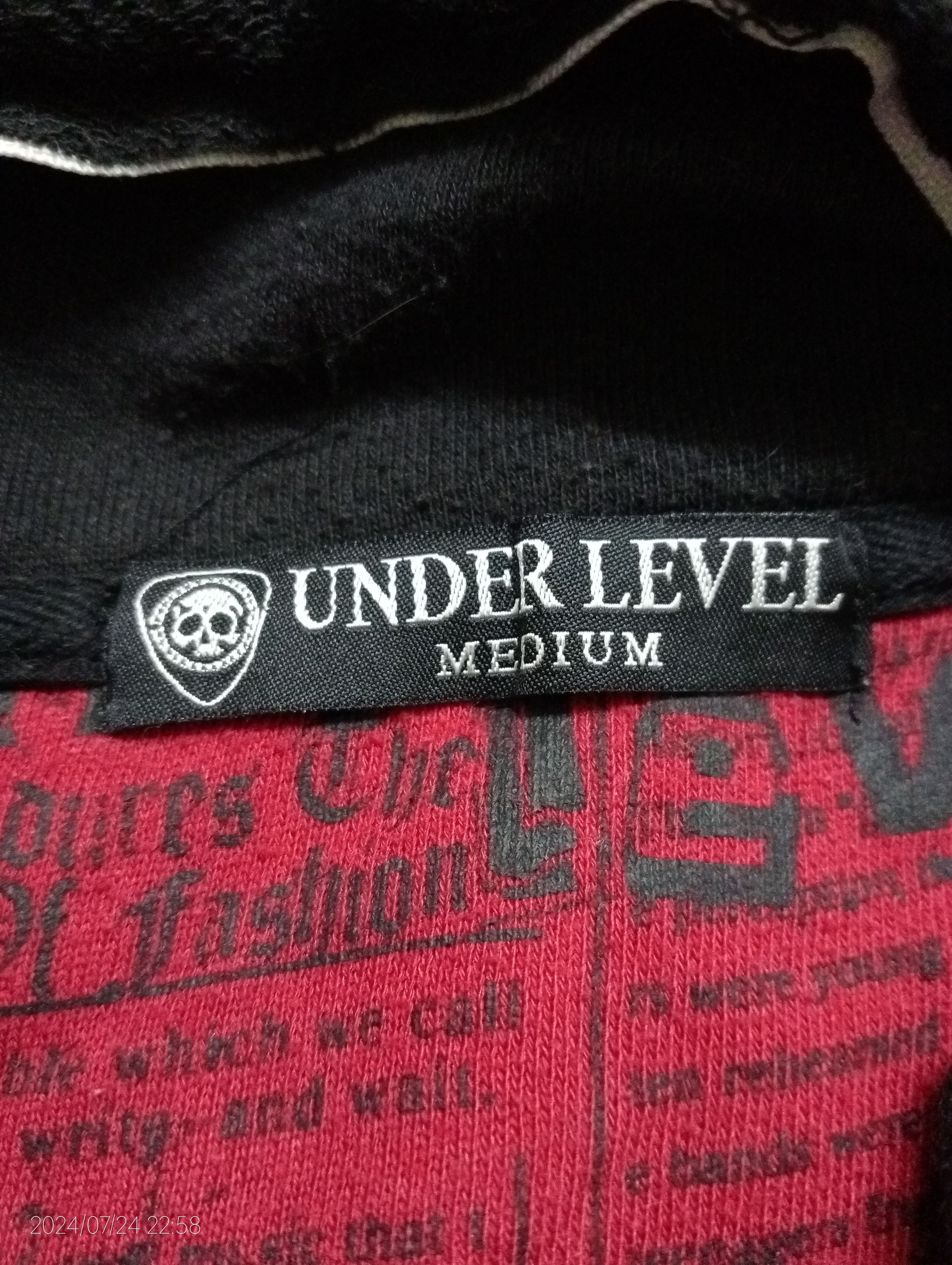 Japanese Brand Vintage Under Level Gothic Punk Pullover Hoodie Size US M / EU 48-50 / 2 - 8 Thumbnail