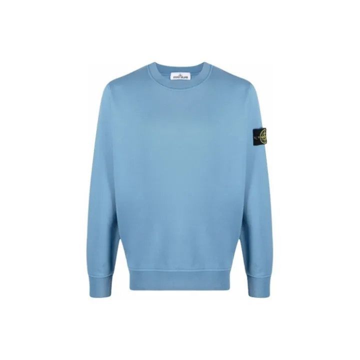 Stone Island Stone Island SS22 Blue Casual Long Sleeve Sweatshirt -2506 Size US S / EU 44-46 / 1 - 1 Thumbnail