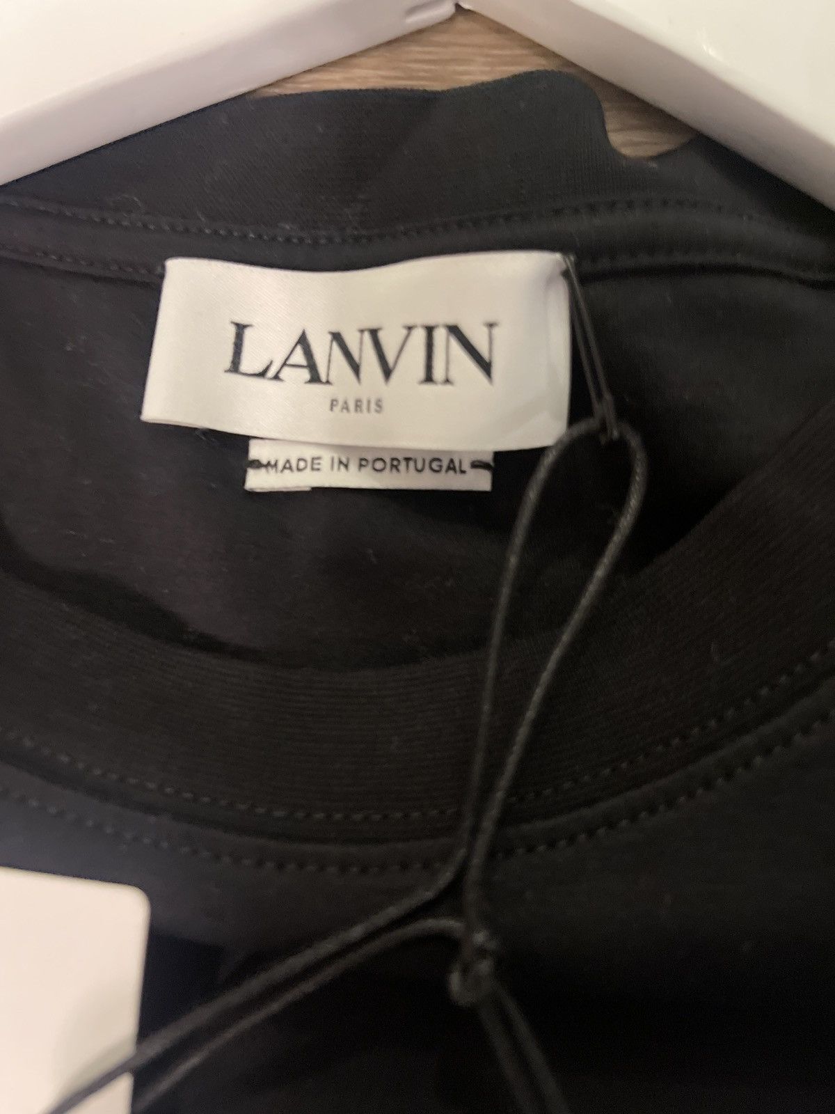 Lanvin Lanvin Black Logo T Size US S / EU 44-46 / 1 - 2 Thumbnail