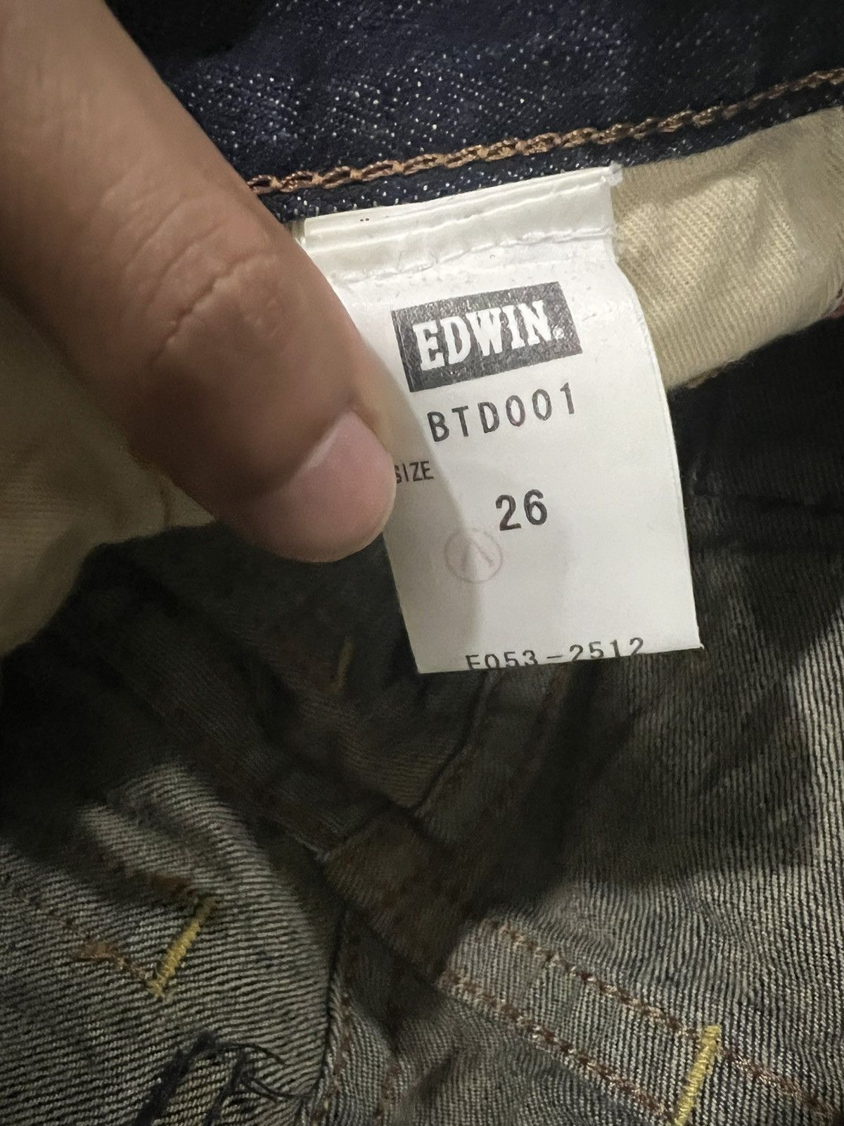 Edwin × Genuine Leather × If Six Was Nine Super Flare Hem Edwin Leather Hybrid Buckle Back Jeans Denim Size US 26 / EU 42 - 9 Thumbnail