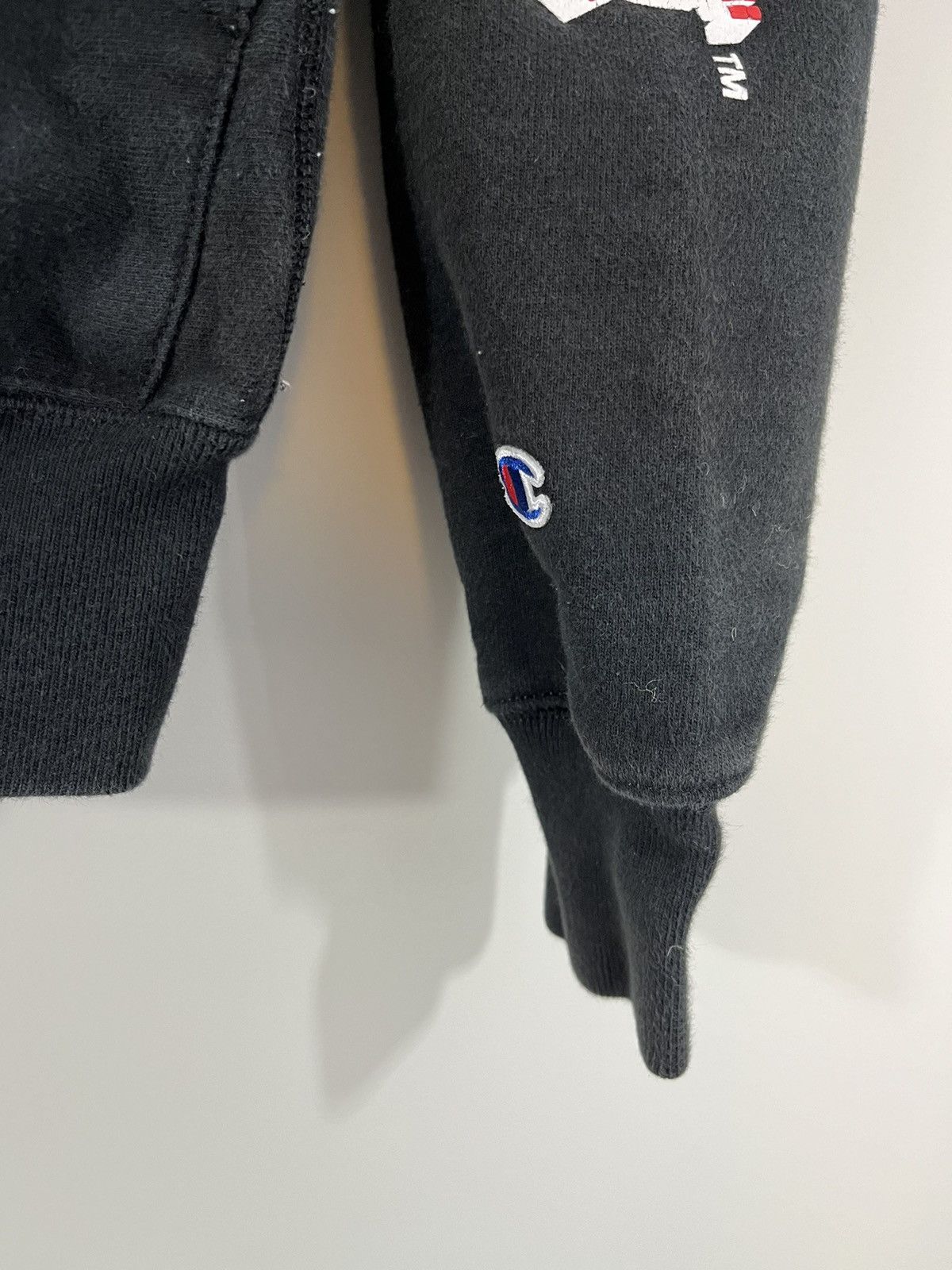 Champion Sun Faded Unique Script Distressed Hoodie Size US S / EU 44-46 / 1 - 5 Thumbnail
