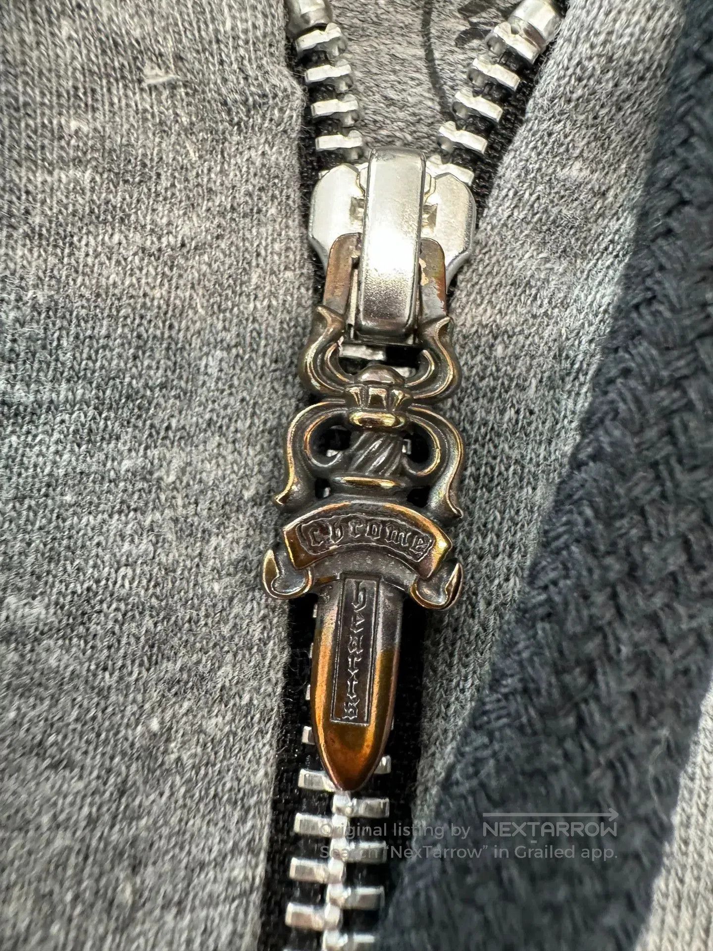 Chrome Hearts Chrome Hearts Gray Cross Zip Hoodie. Size US M / EU 48-50 / 2 - 5 Thumbnail