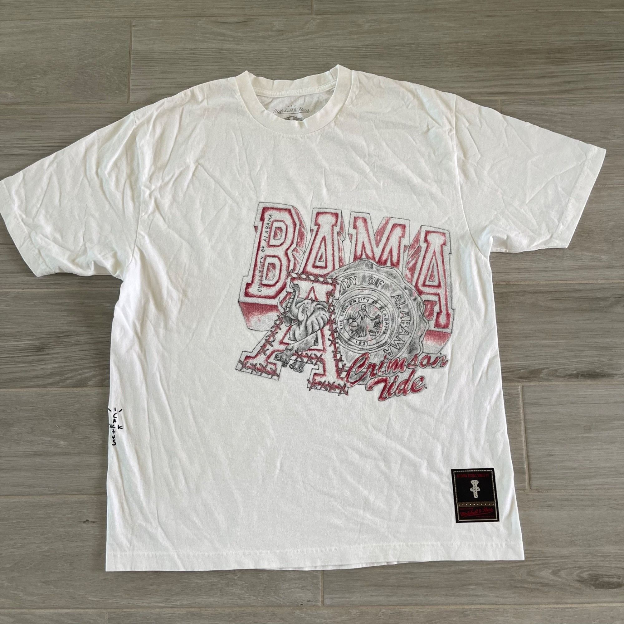 Mitchell & Ness × Travis Scott TRAVIS SCOTT CACTUS JACK x MITCHELL & NESS x ALABAMA TEE S Size US S / EU 44-46 / 1 - 2 Thumbnail