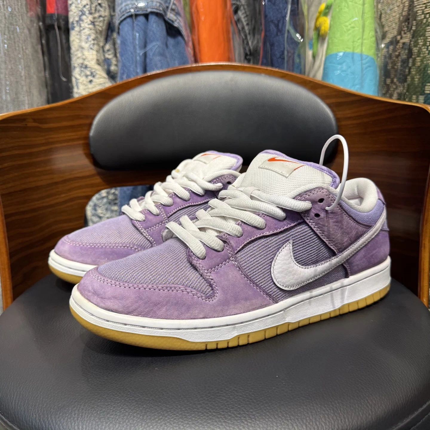 Nike Nike Dunk SB Corduroy White Purple 42.5 Mint Size US 9.5 / EU 42-43 - 1 Thumbnail