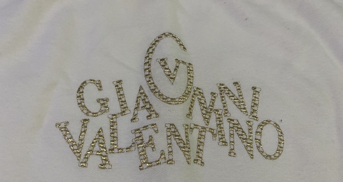 Valentino × Vintage Vintage Gianni Valentino Big Logo Sweatshirt Size M / US 6-8 / IT 42-44 - 3 Thumbnail